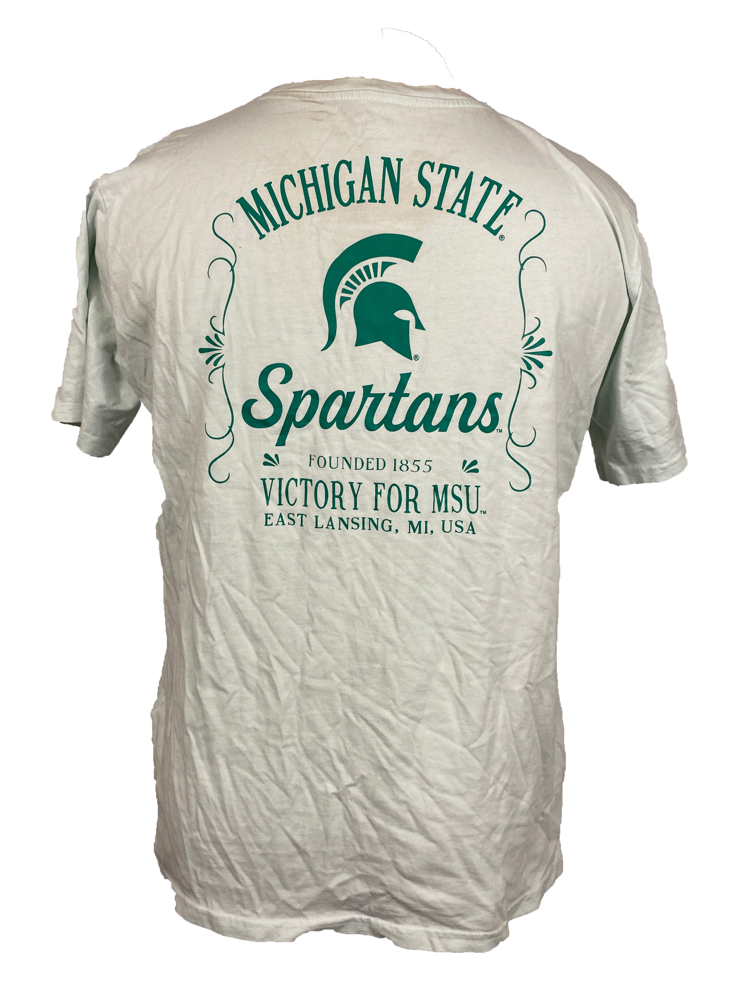 Green Michigan State T-Shirt Women's Size Medium