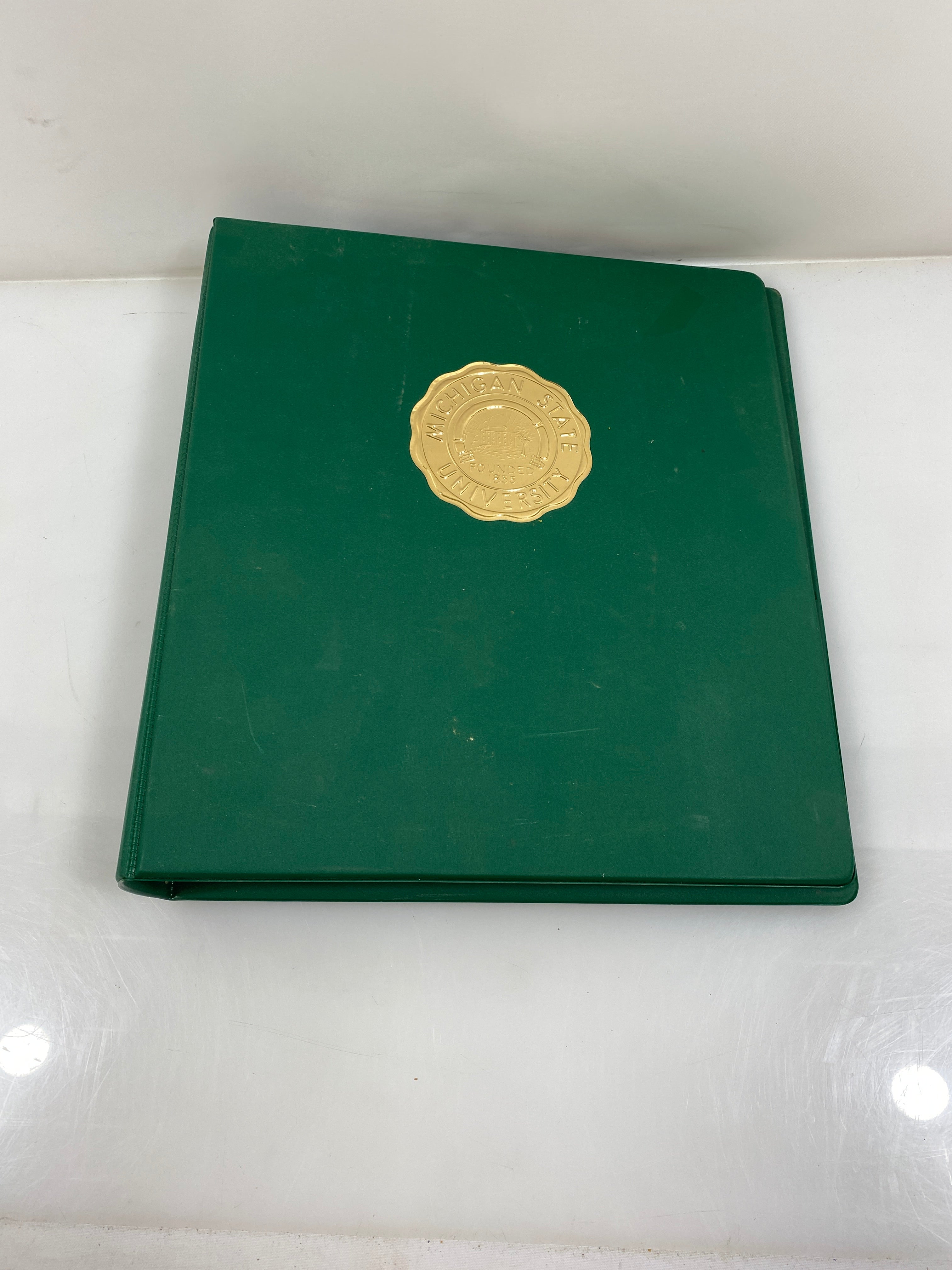 Green MSU 3-Ring Binder