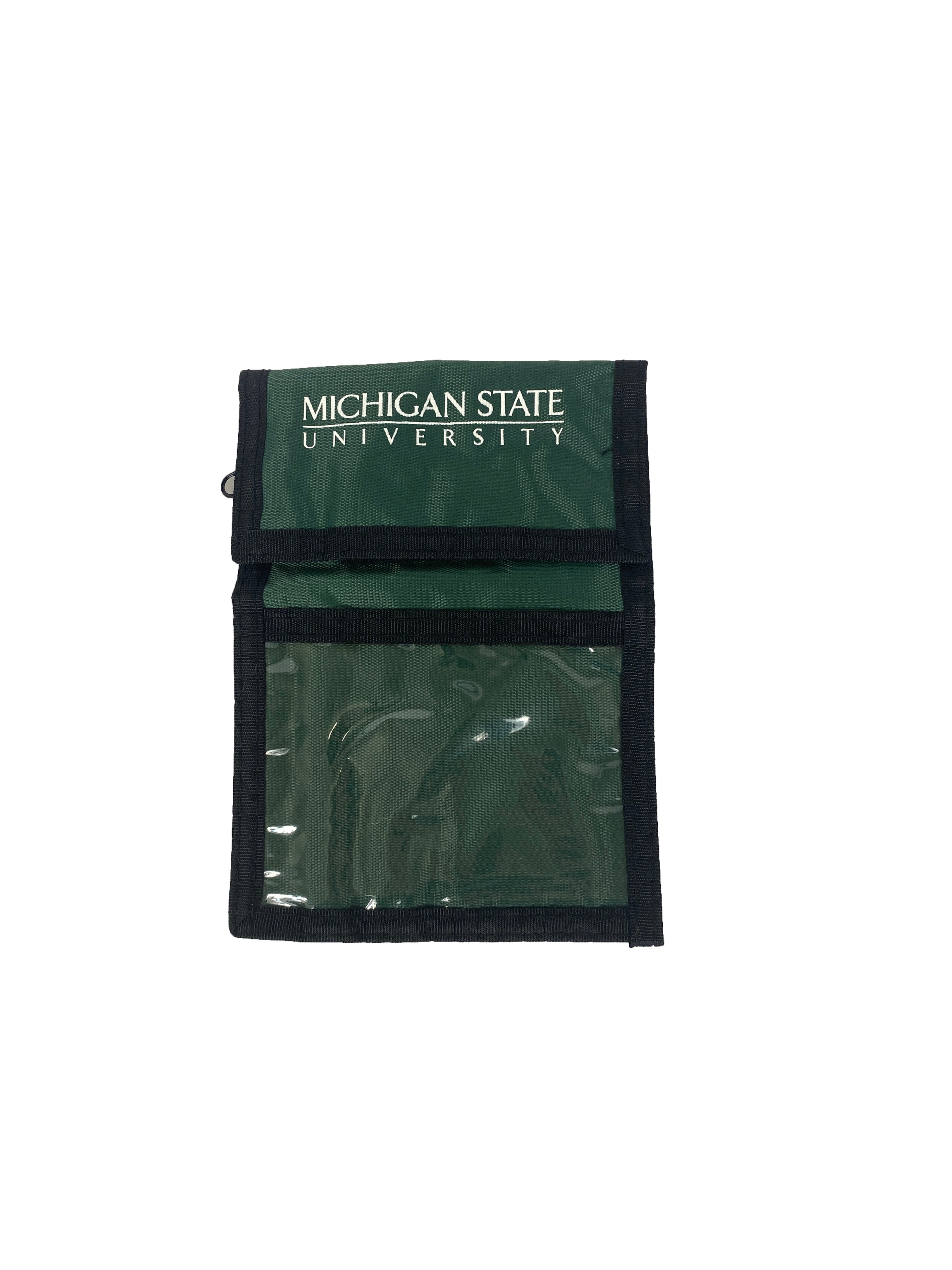 Green MSU Crossbody Bag