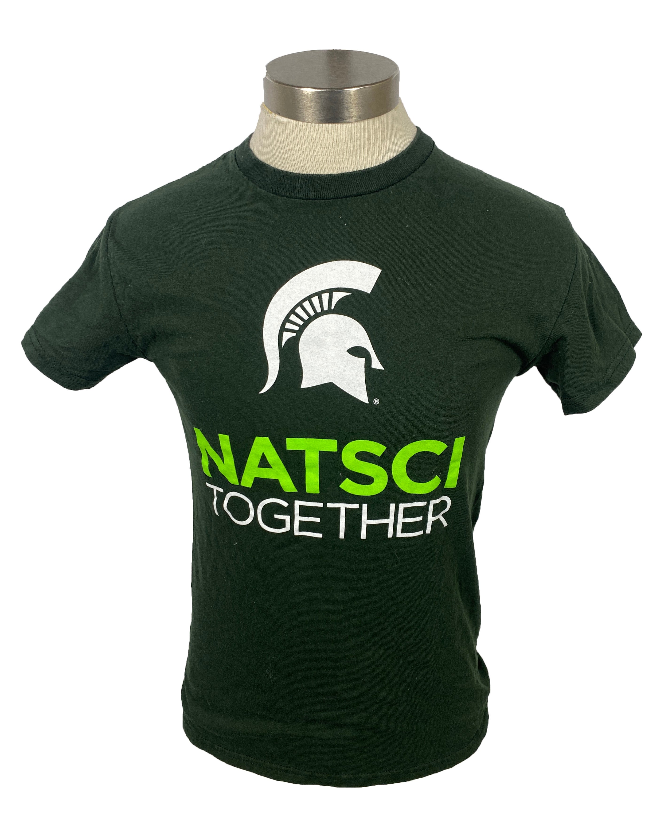 Green MSU NATSCI T-Shirt Unisx Size S