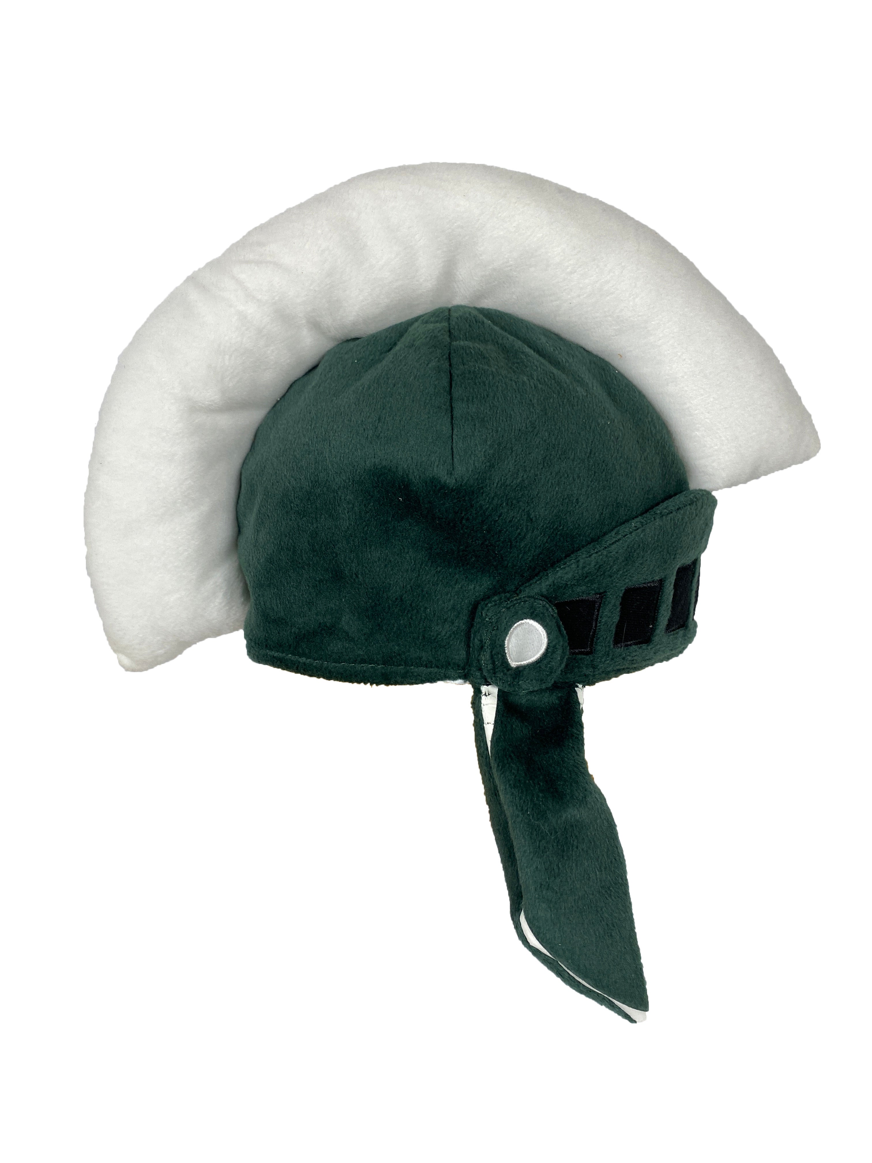 Green MSU Plush Team Heads Costume Helmet