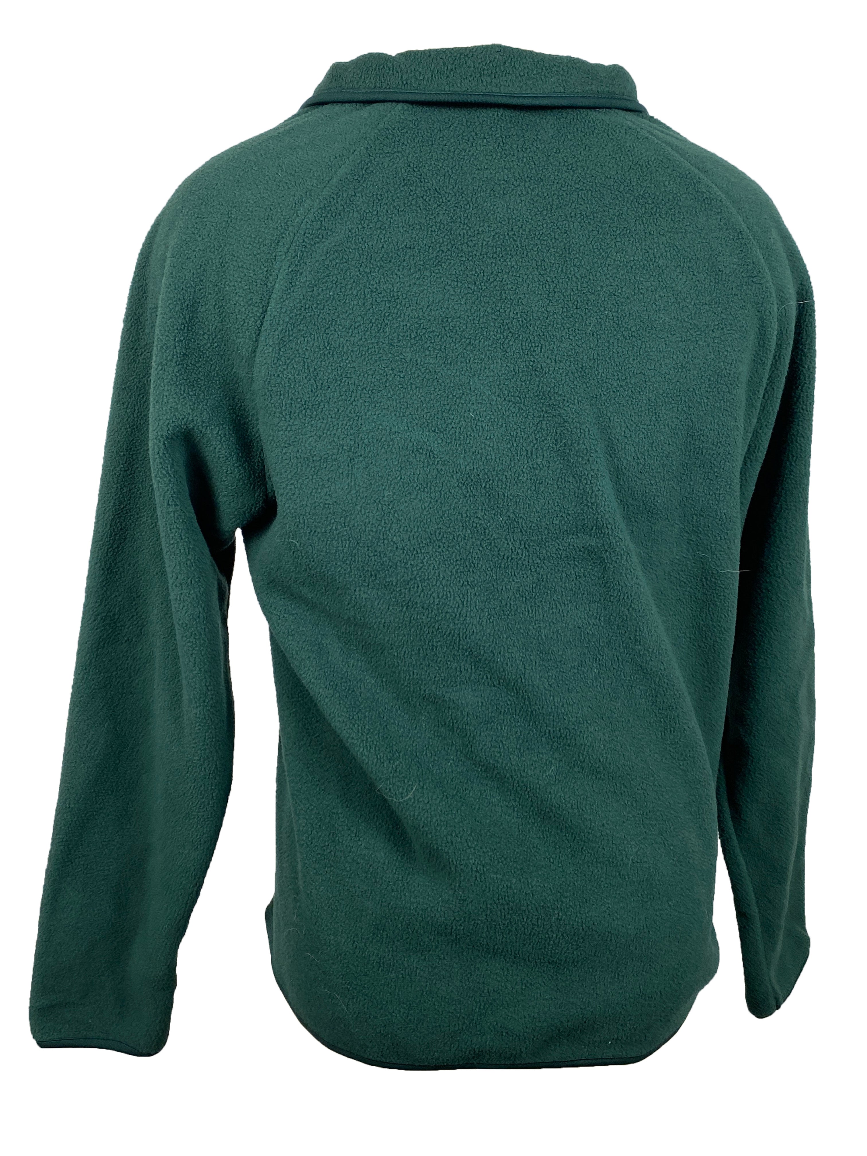 Green Spartan Bus Tour Fleece Full Zip Jacket Unisex Size M