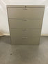 Grey 4 Drawer Lateral File Cabinet