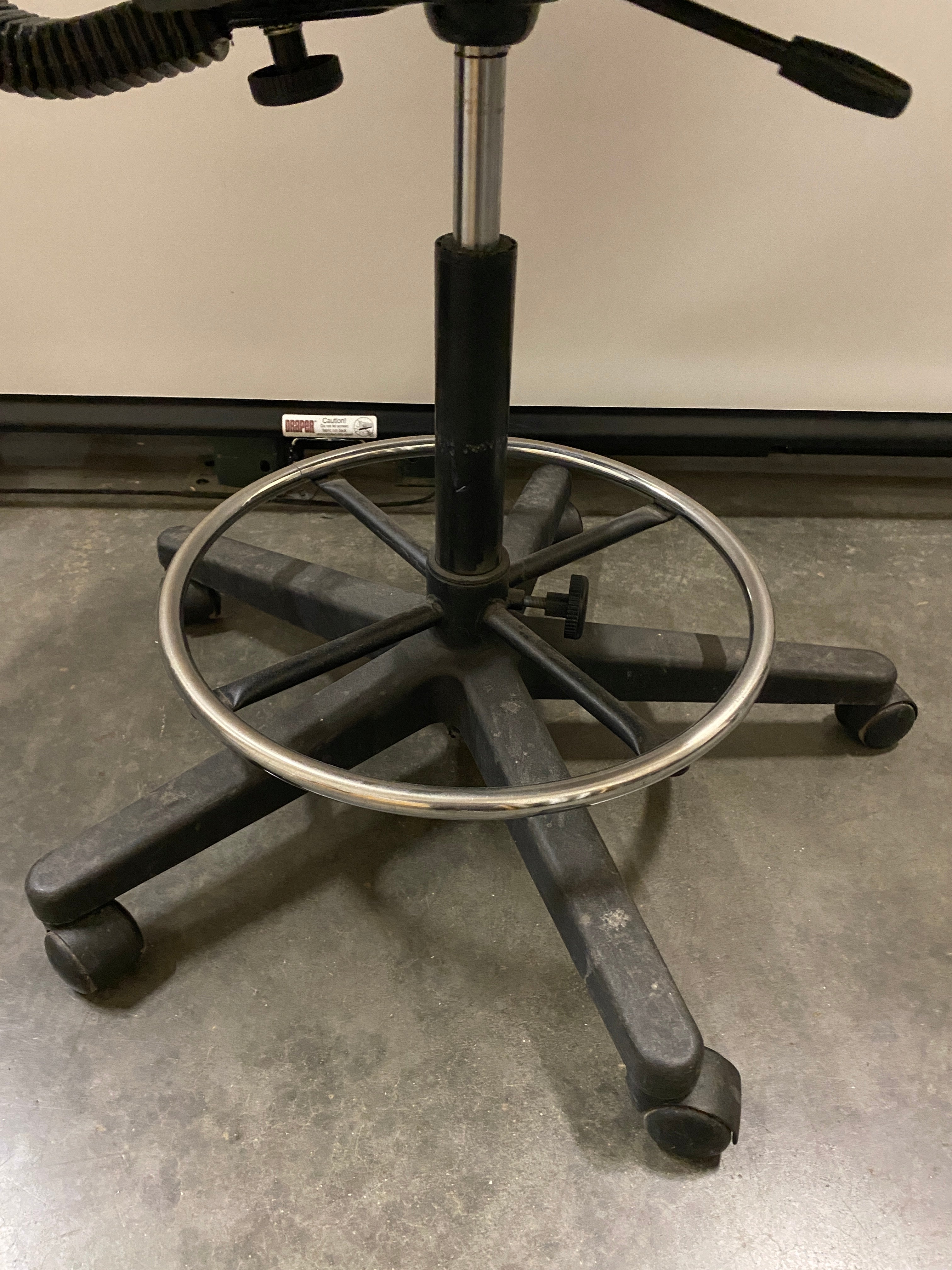 Grey Drafting Chair
