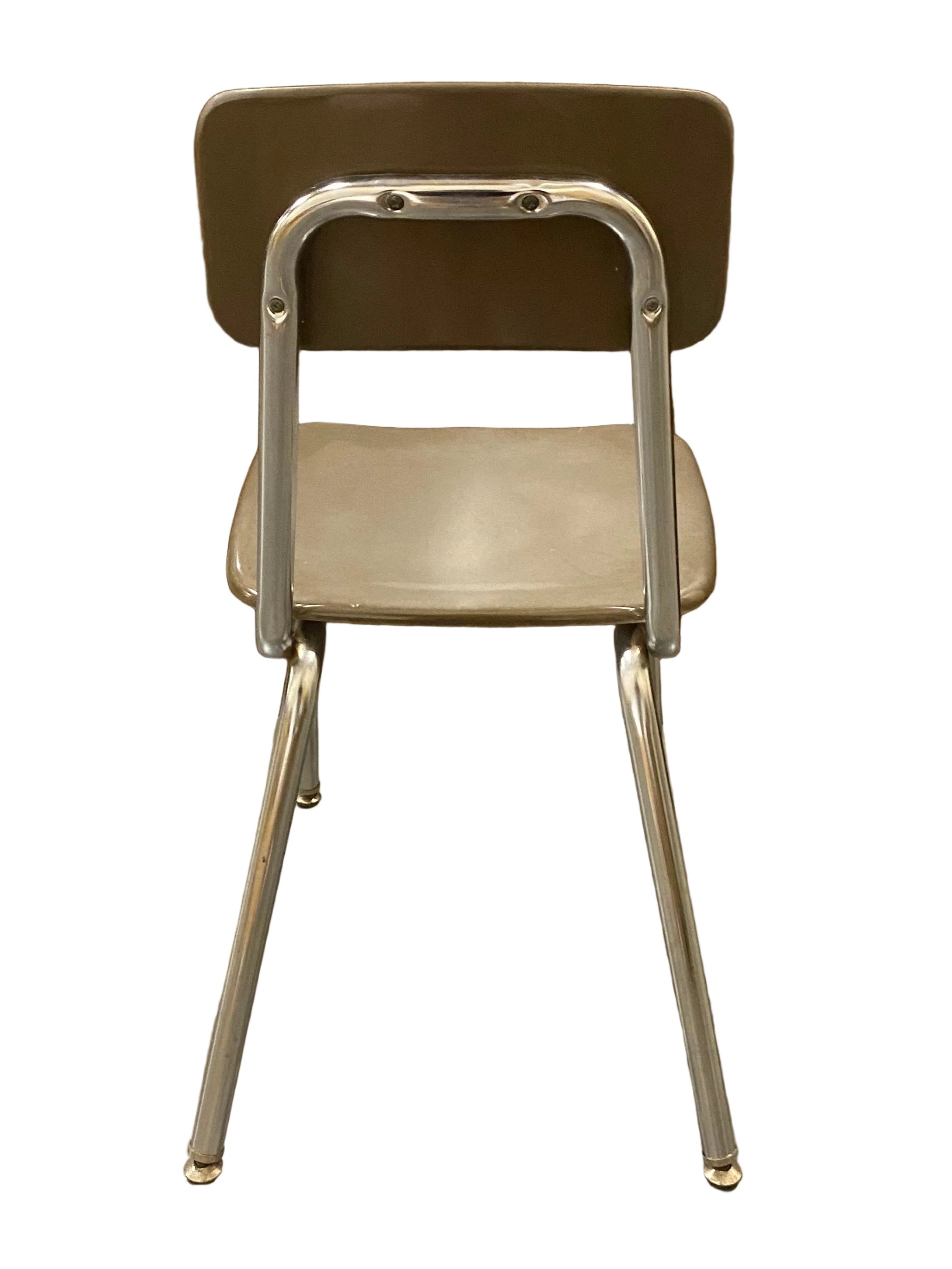 Grey Hard Plastic School Chair