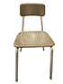 Grey Hard Plastic School Chair
