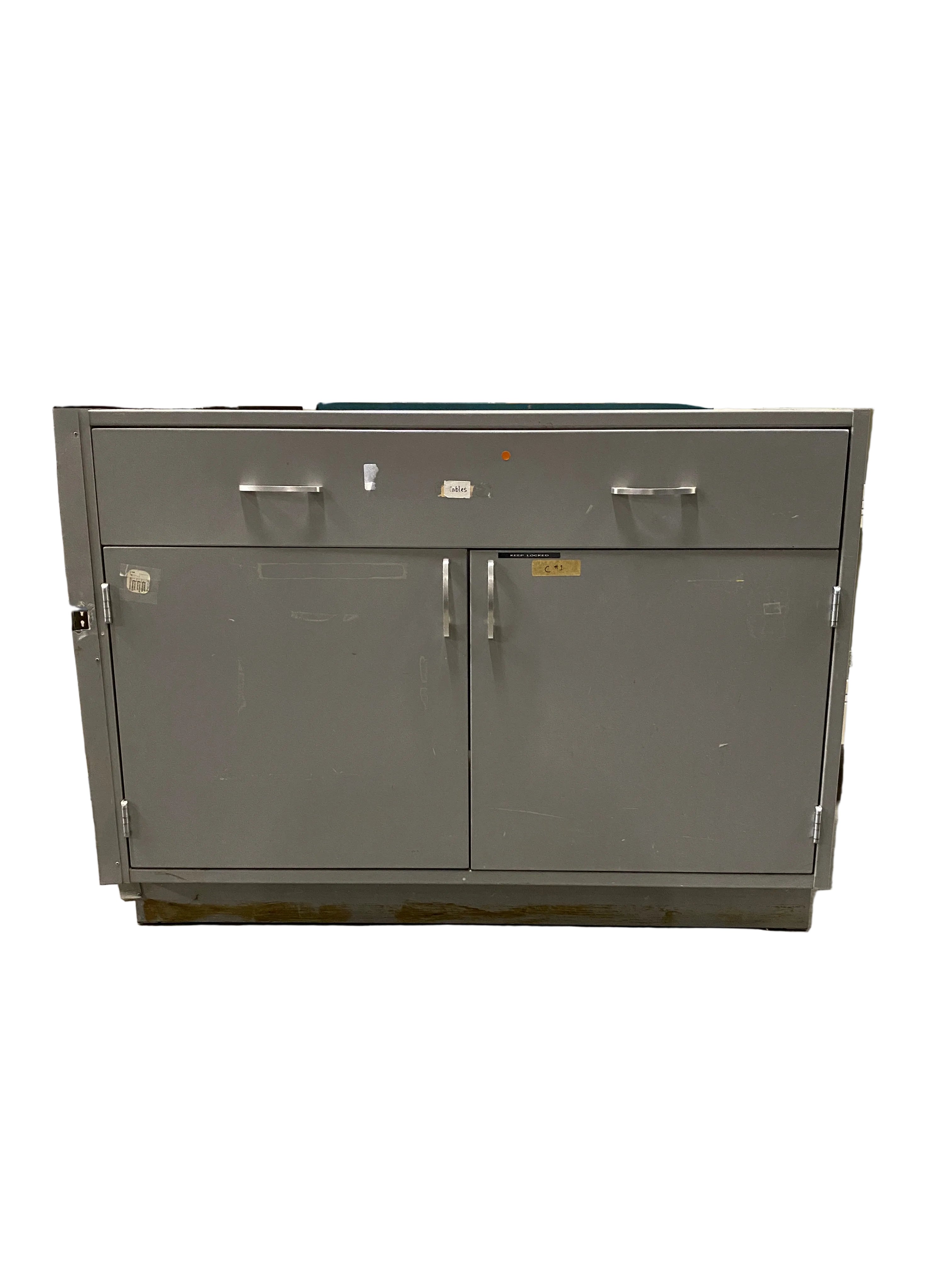 Grey Metal Cabinet