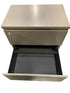 Grey Metal Office 2 Drawer Lateral File Cabinet