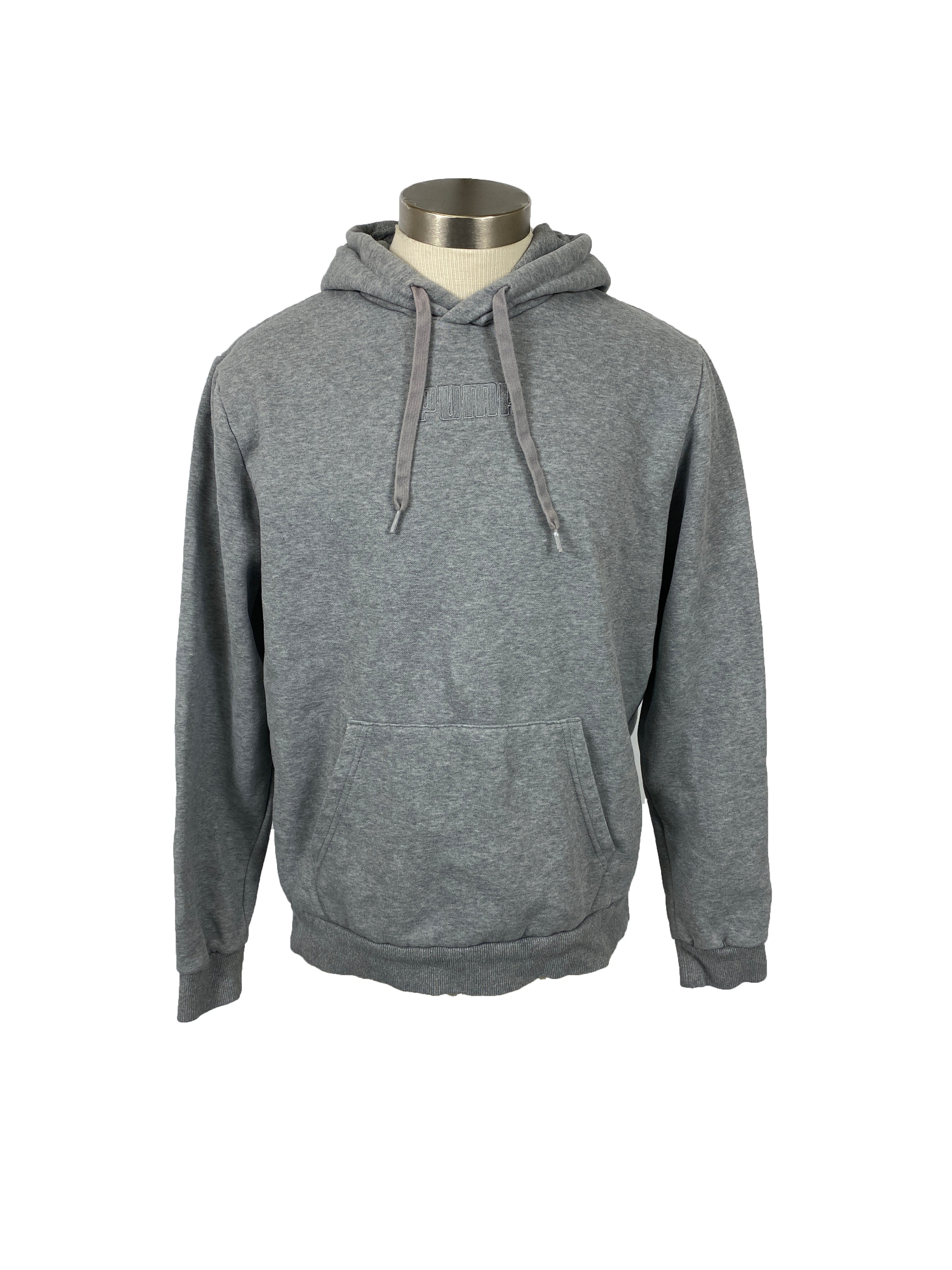 Grey Puma Hoodie Men's Size L