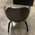 Grey Upholstered Retro-Style Chair