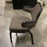 Grey Upholstered Retro-Style Chair