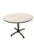 Grey Wooden Round Table