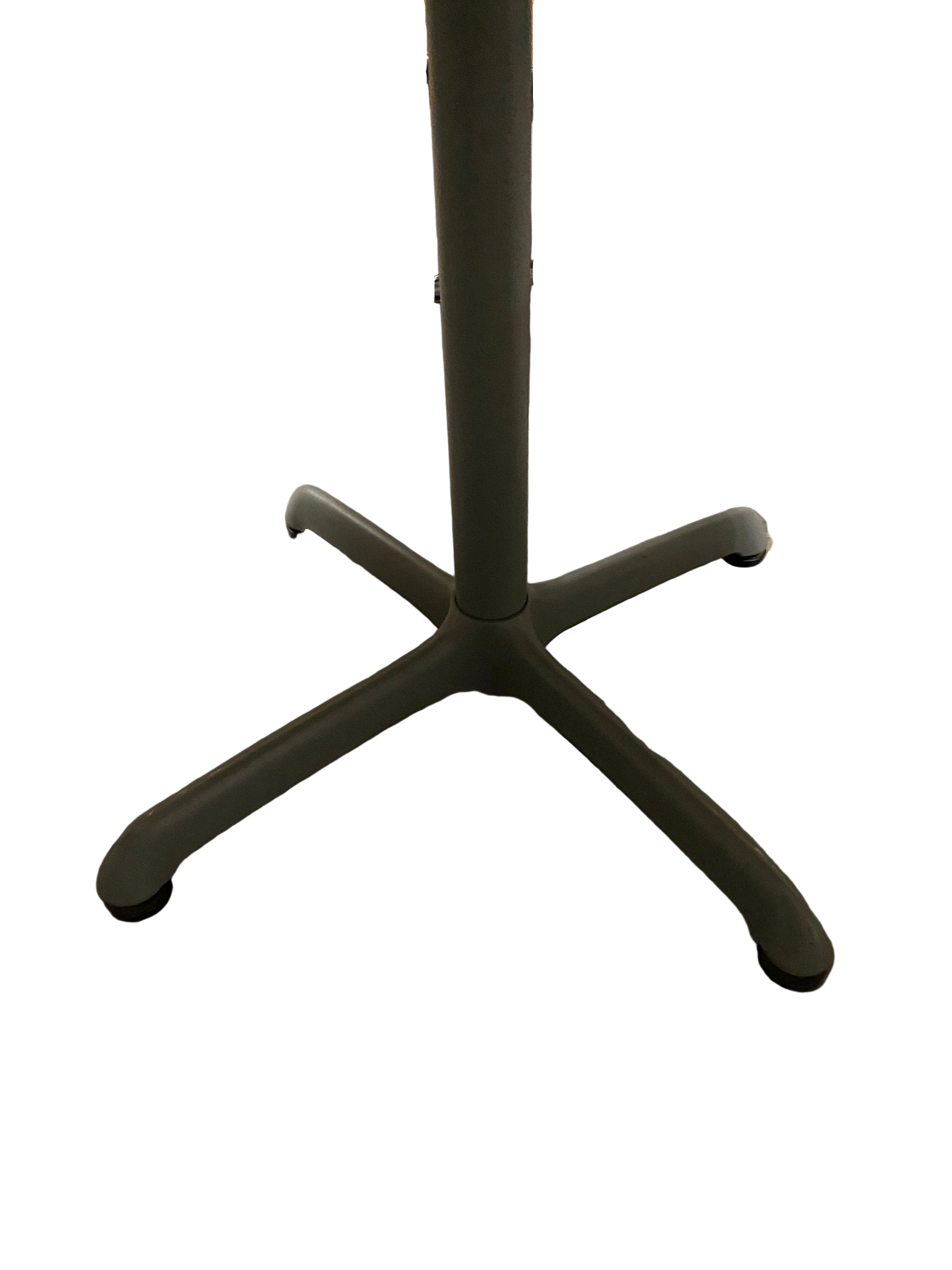 Grey Wooden Round Table