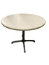 Grey Wooden Round Table
