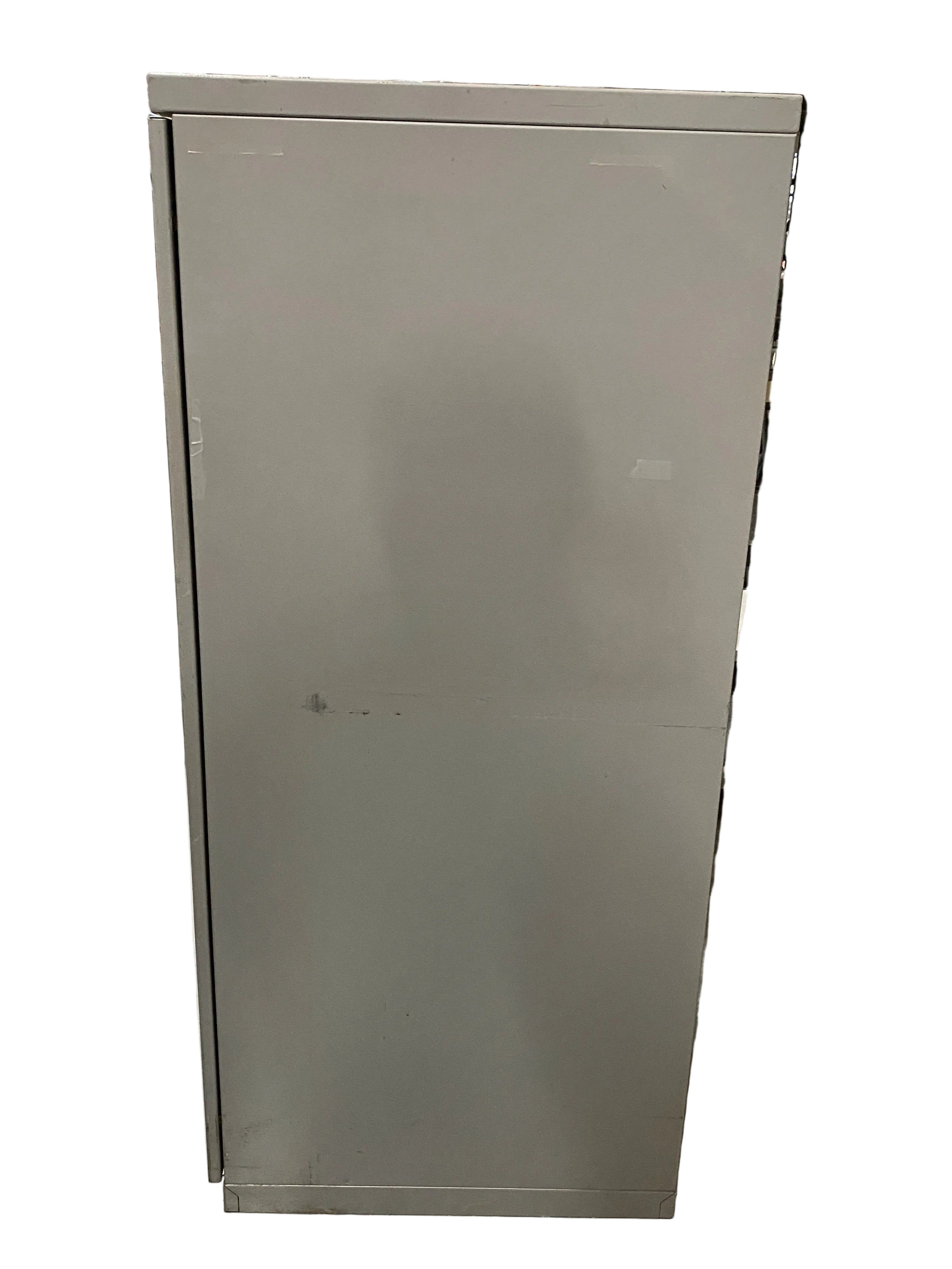 Grey Work Cabinet With Wardrobe