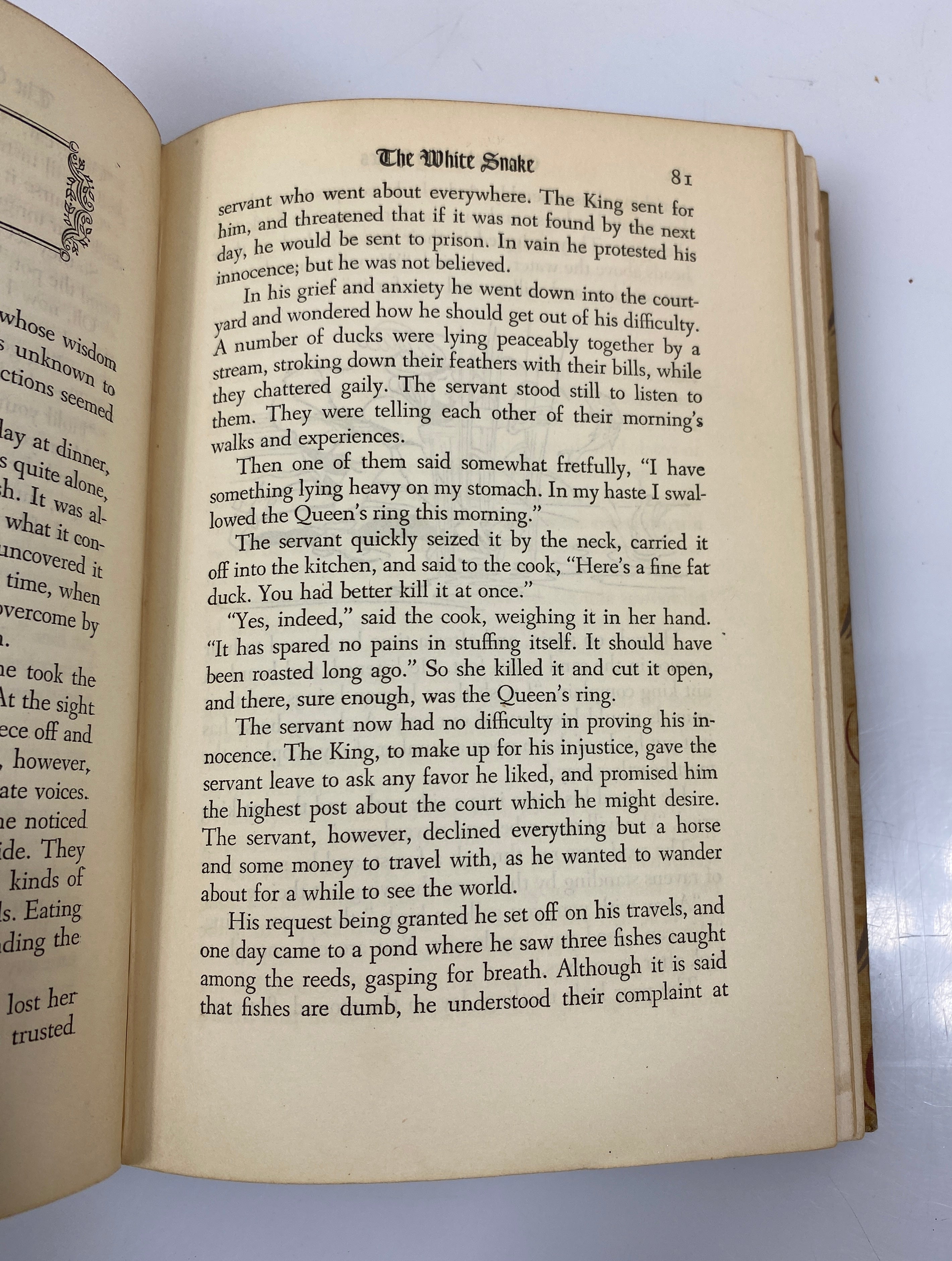 Grimm's Fairy Tales Illustrated Junior Library 1945 HC