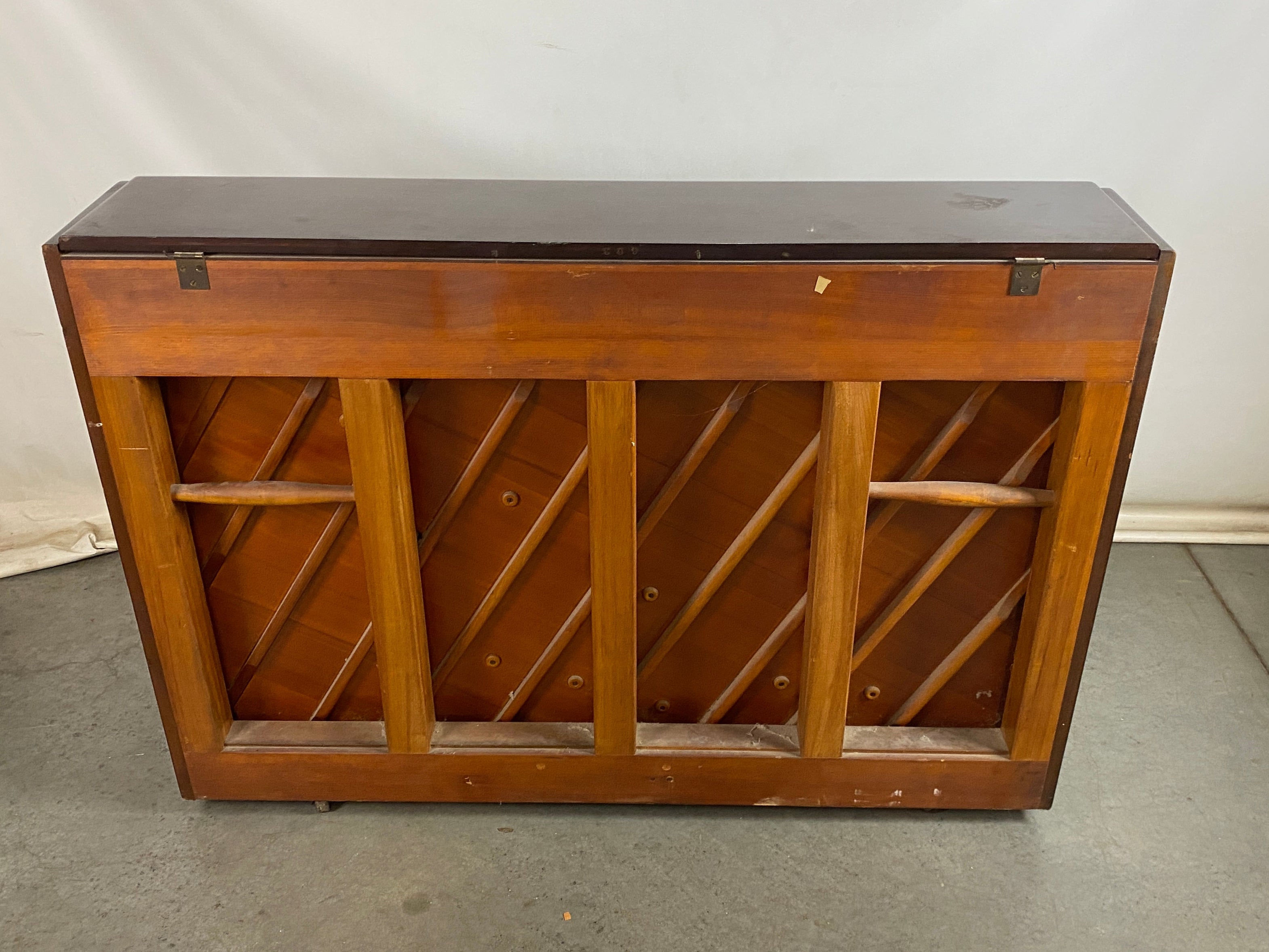 Grinnell Bros Dark Wood Piano w/ Seat