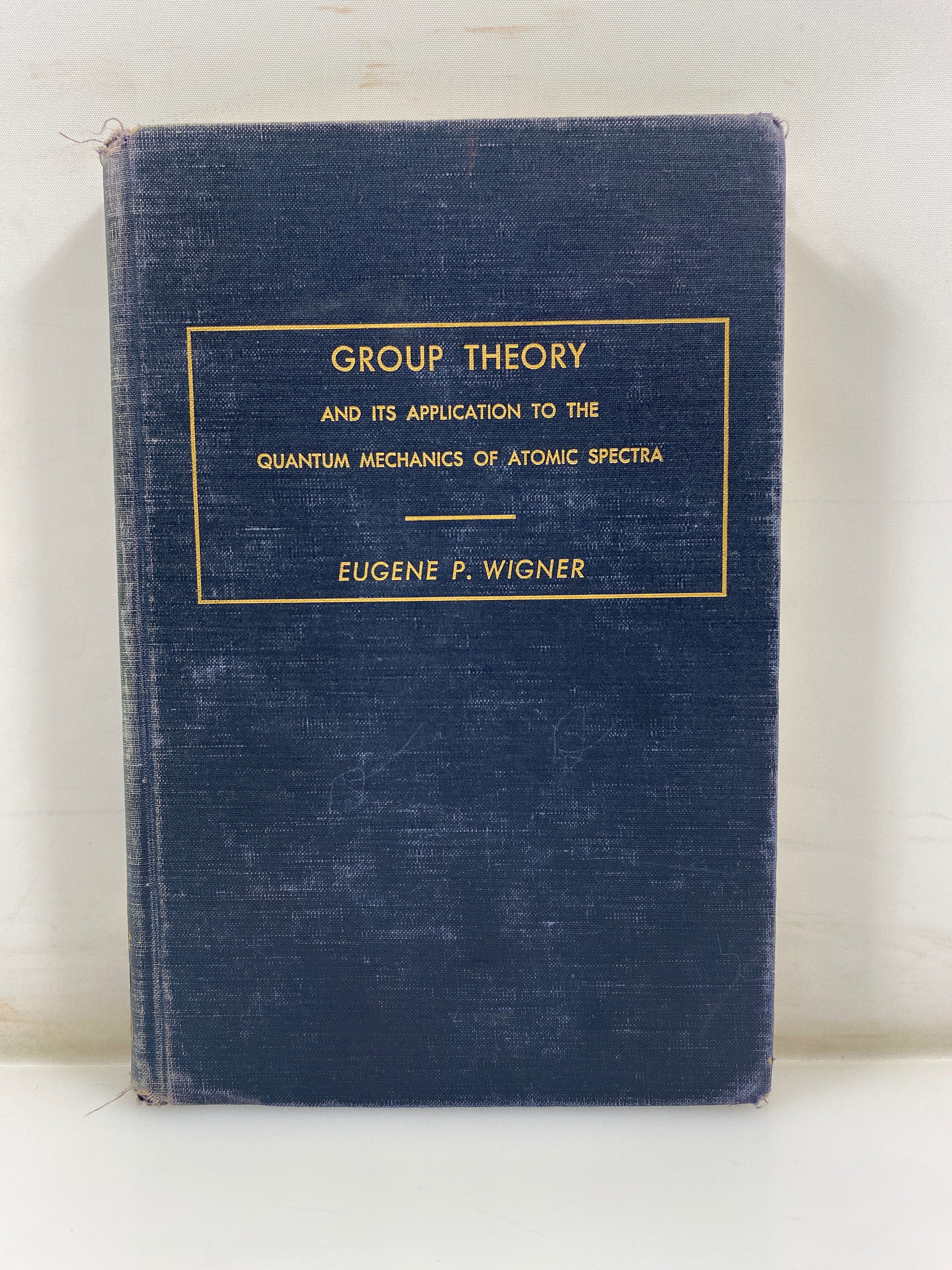 Group Theory by Wigner Academic Press 1959 Ex-Library HC