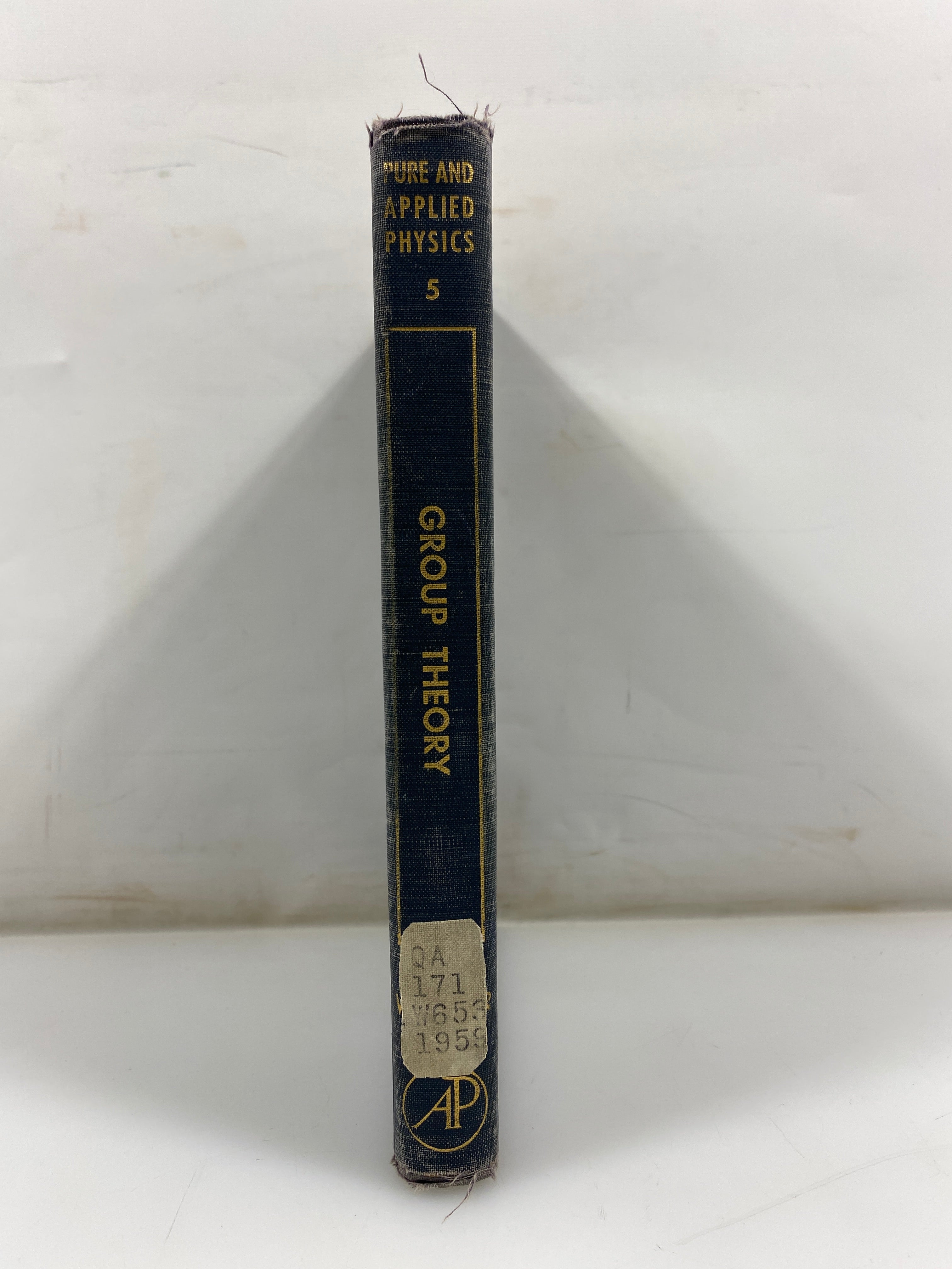 Group Theory by Wigner Academic Press 1959 Ex-Library HC