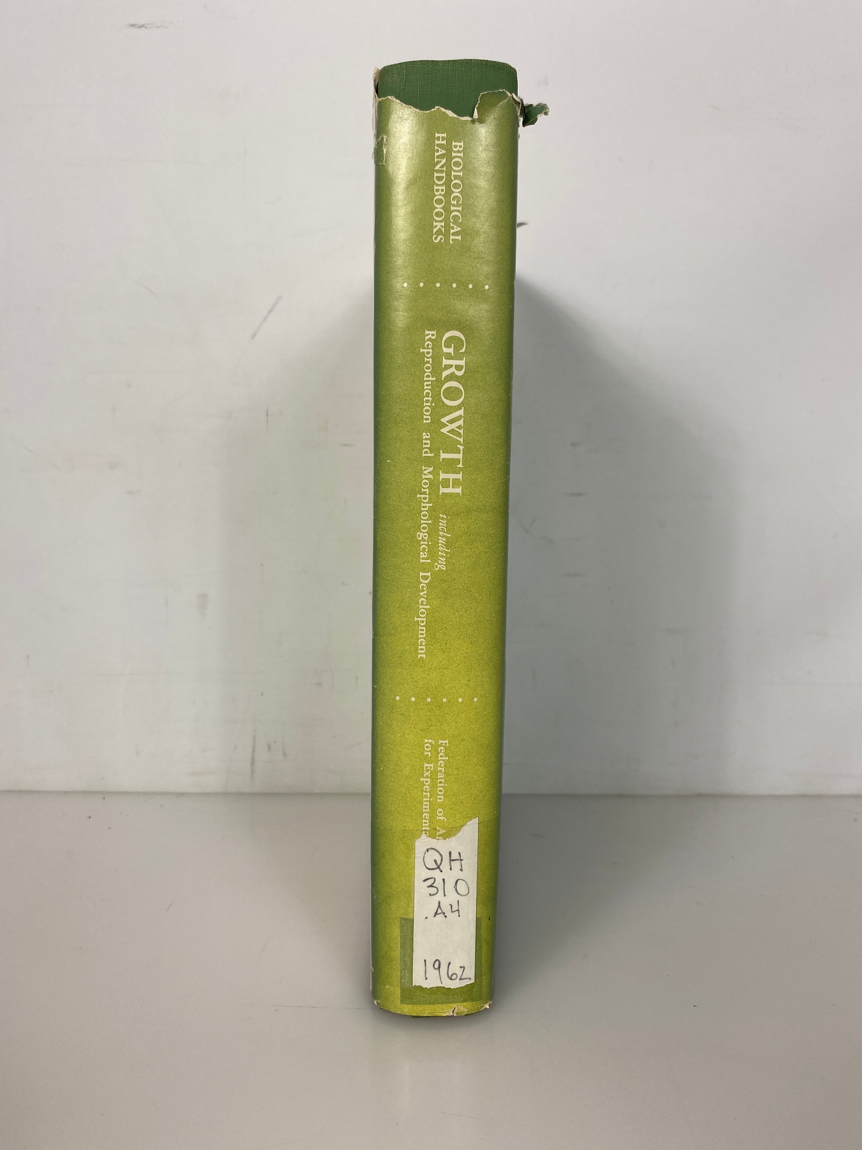 Growth Incl Reproduction & Morphological Development Altman/Dittmer 1962 HCDJ
