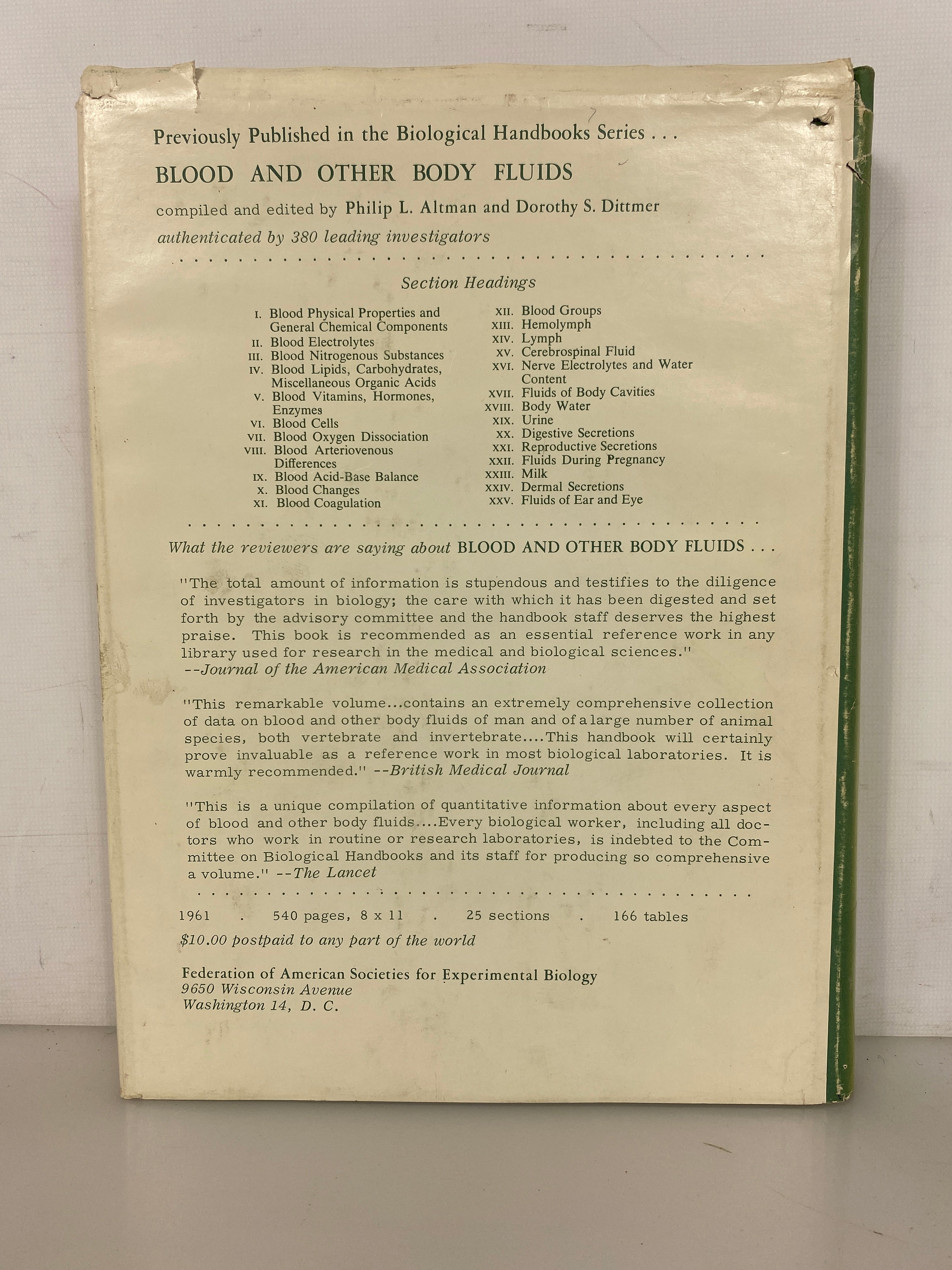 Growth Incl Reproduction & Morphological Development Altman/Dittmer 1962 HCDJ