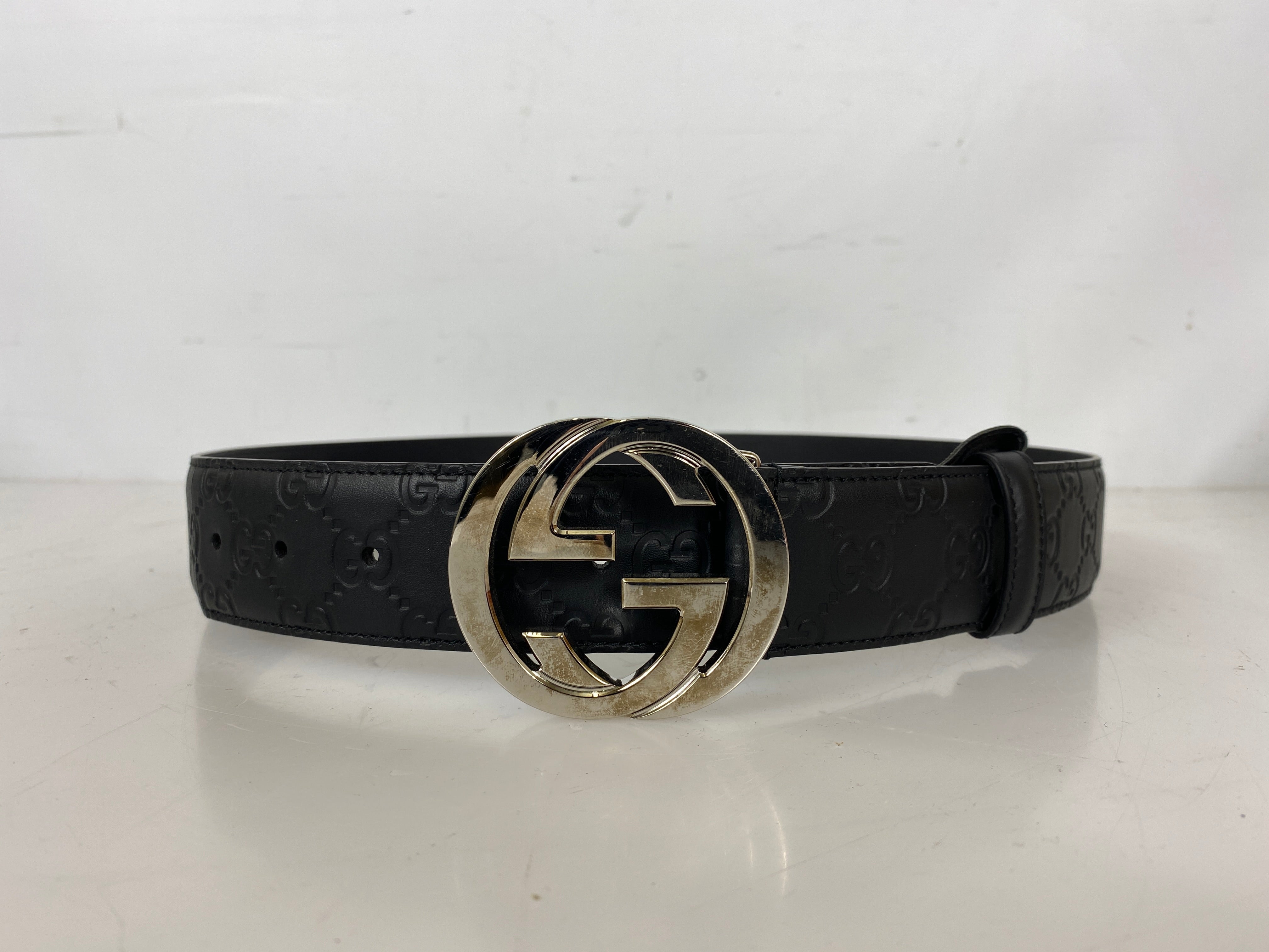 Gucci Guccisima Interlocking G Buckle Belt