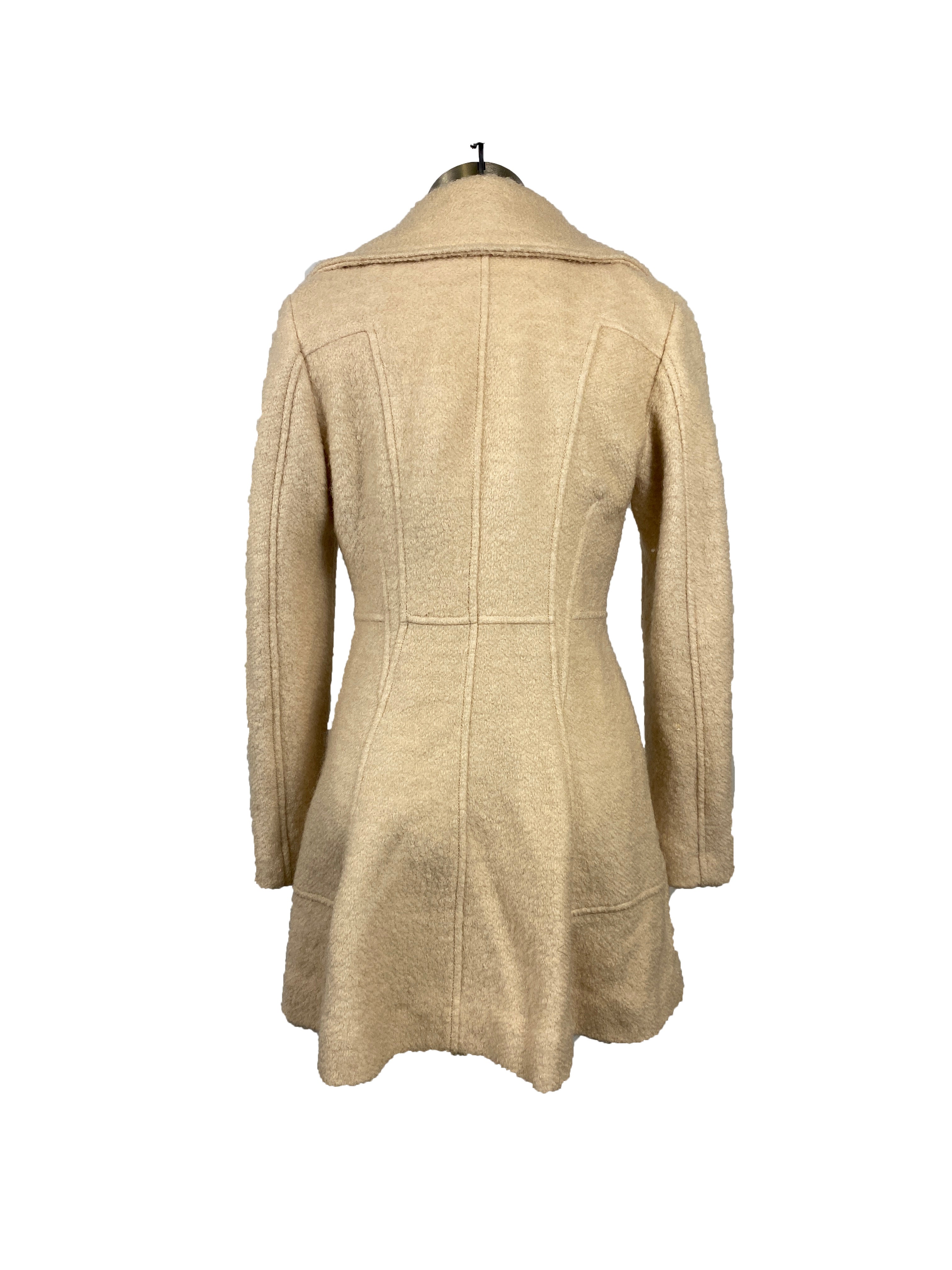 Guess Baby Pink Wool Peacoat Women's Size M