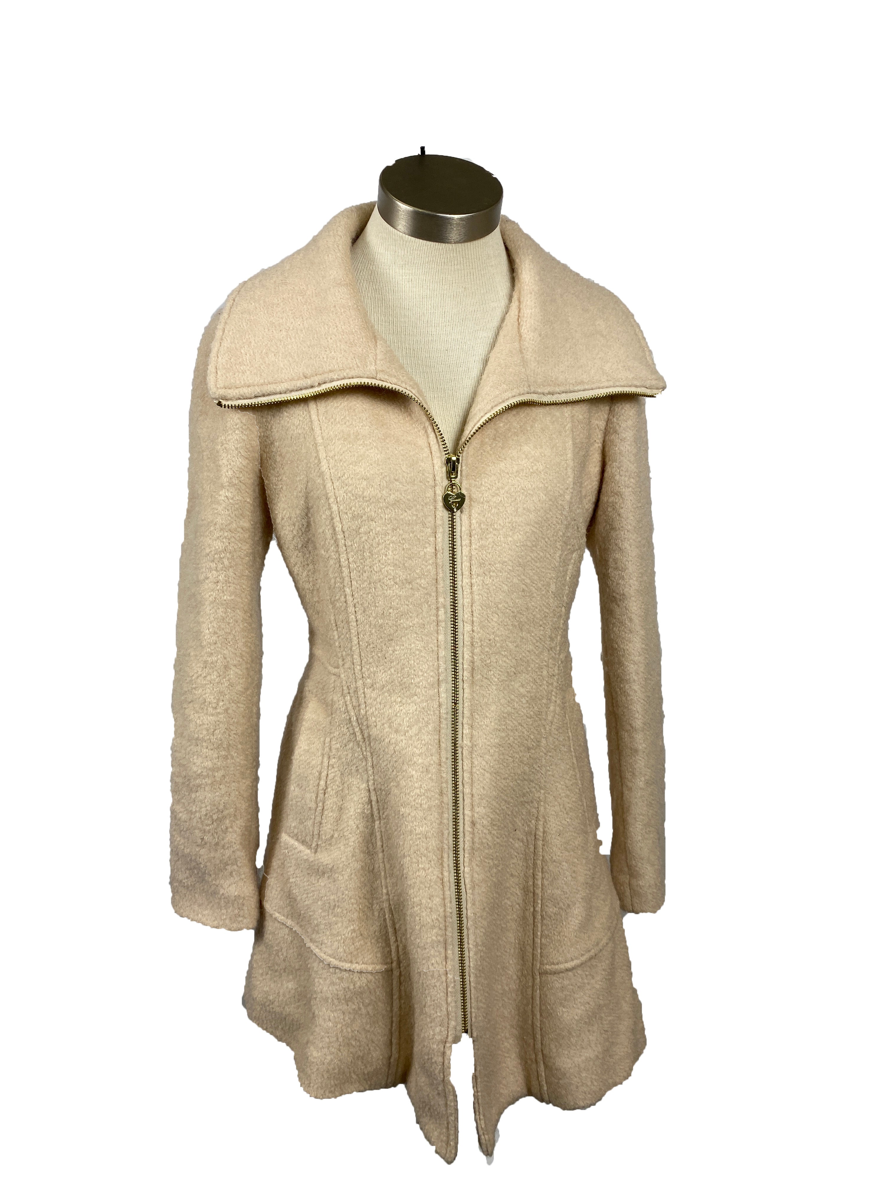 Guess Baby Pink Wool Peacoat Women's Size M