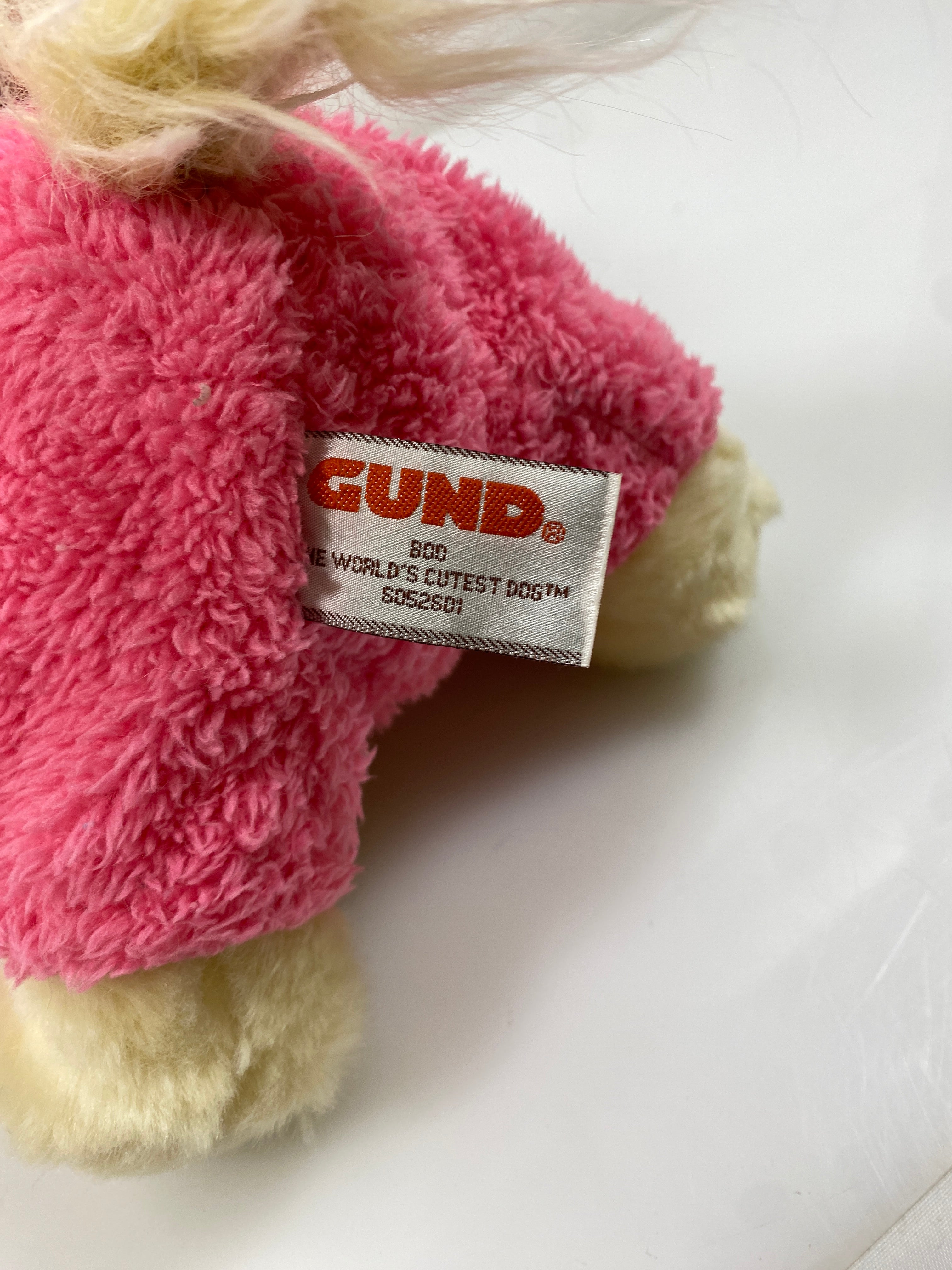 GUND Dog in Pink Unicorn Costume Plush Toy