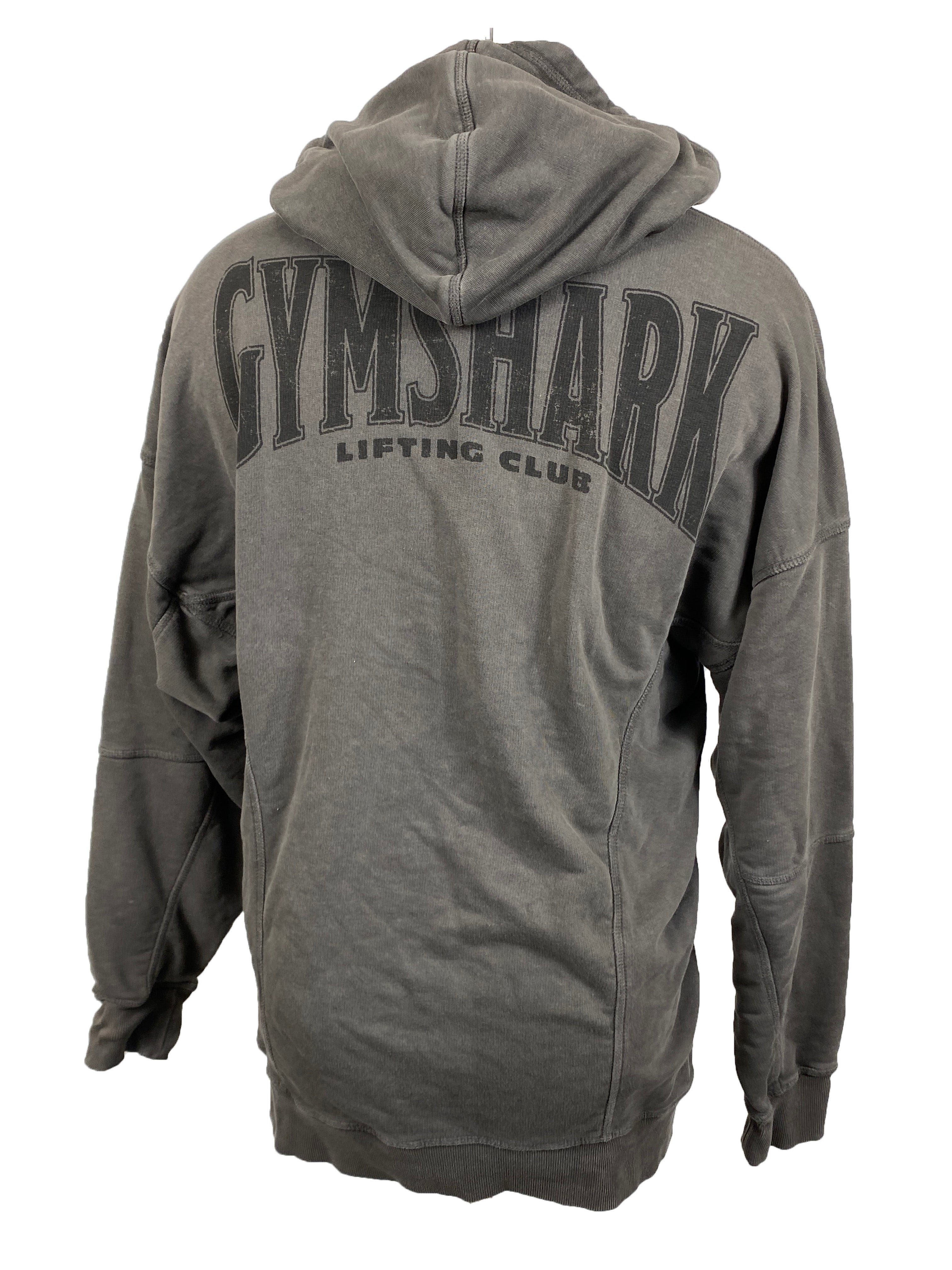 Gym Shark Gray Sweatshirt Unisex Size L