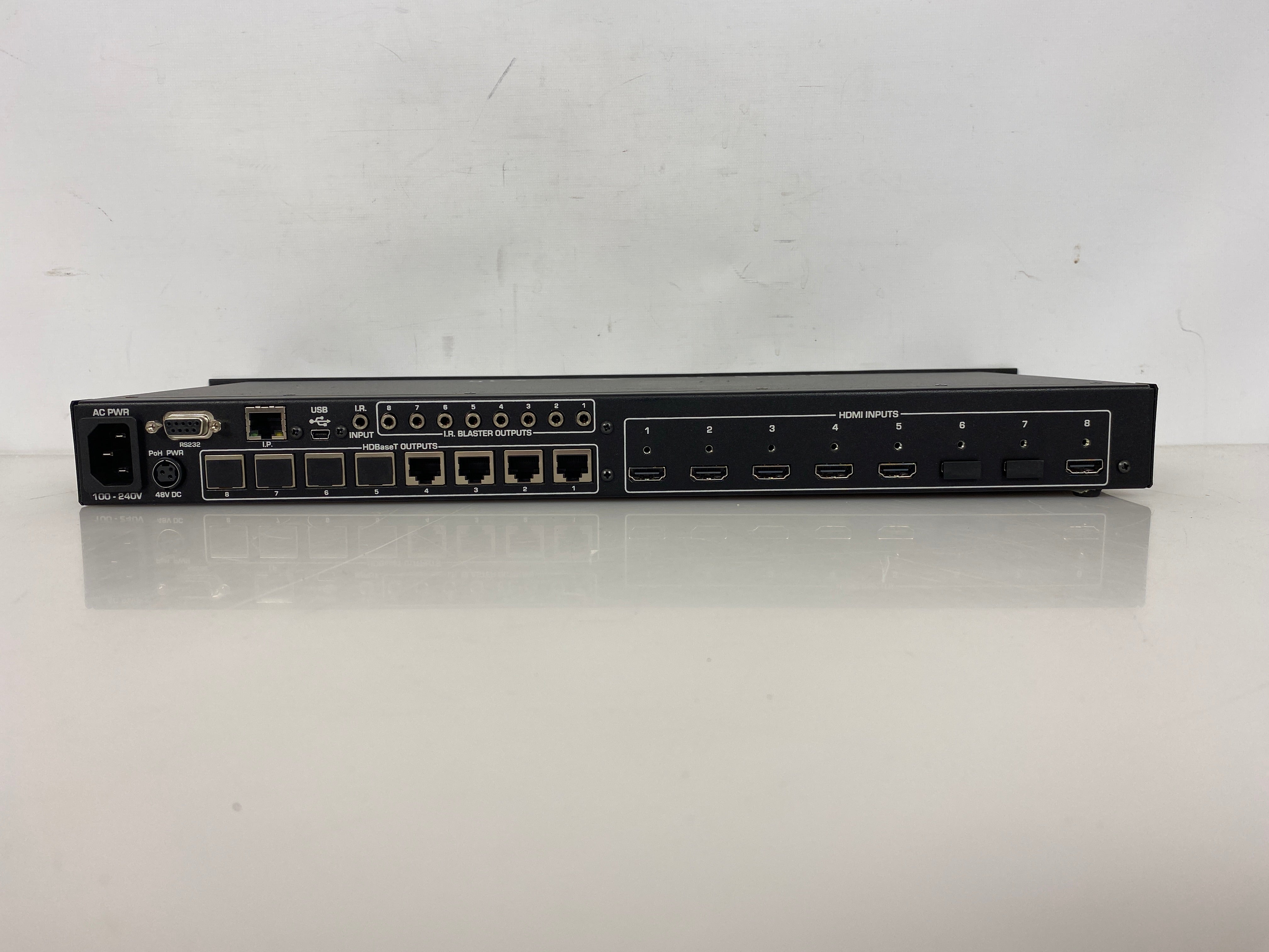 Hall Research Model UHBX-8X 8-Port HDMI HDBaseT Extender *Untested*