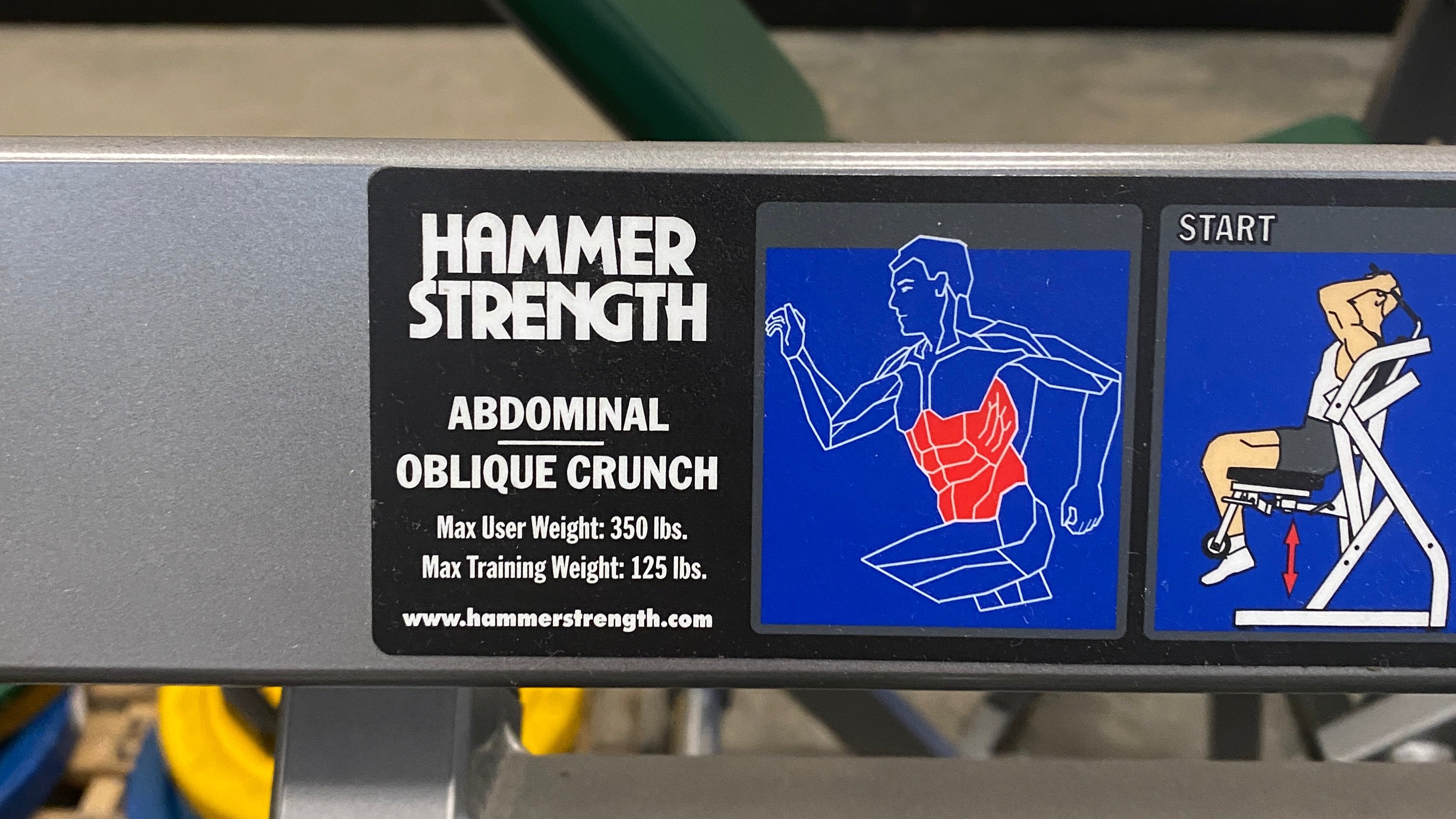 Hammer Strength Abdominal Crunch Machine