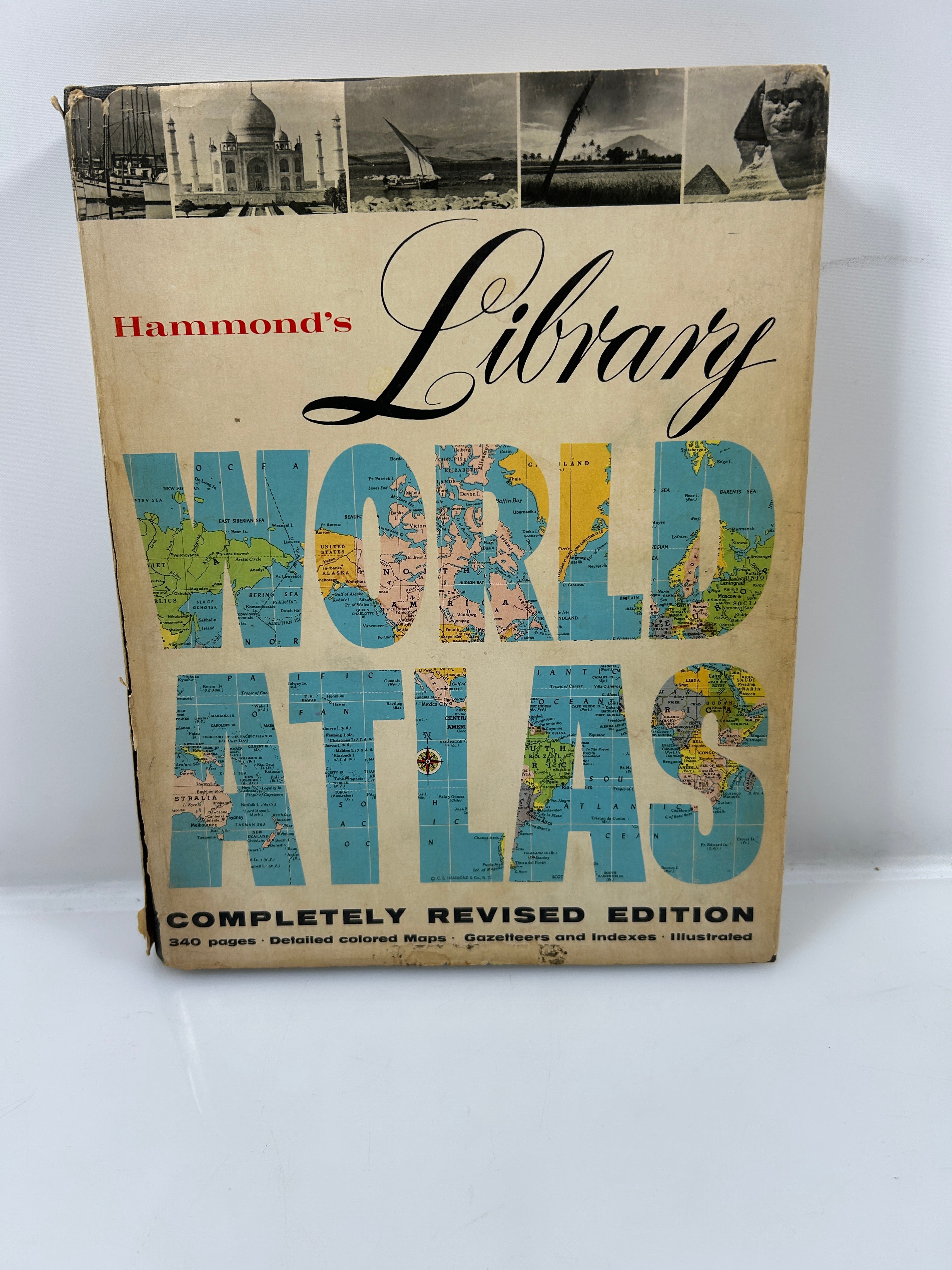 Hammond's Library World Atlas Completely Revised Edition 1965