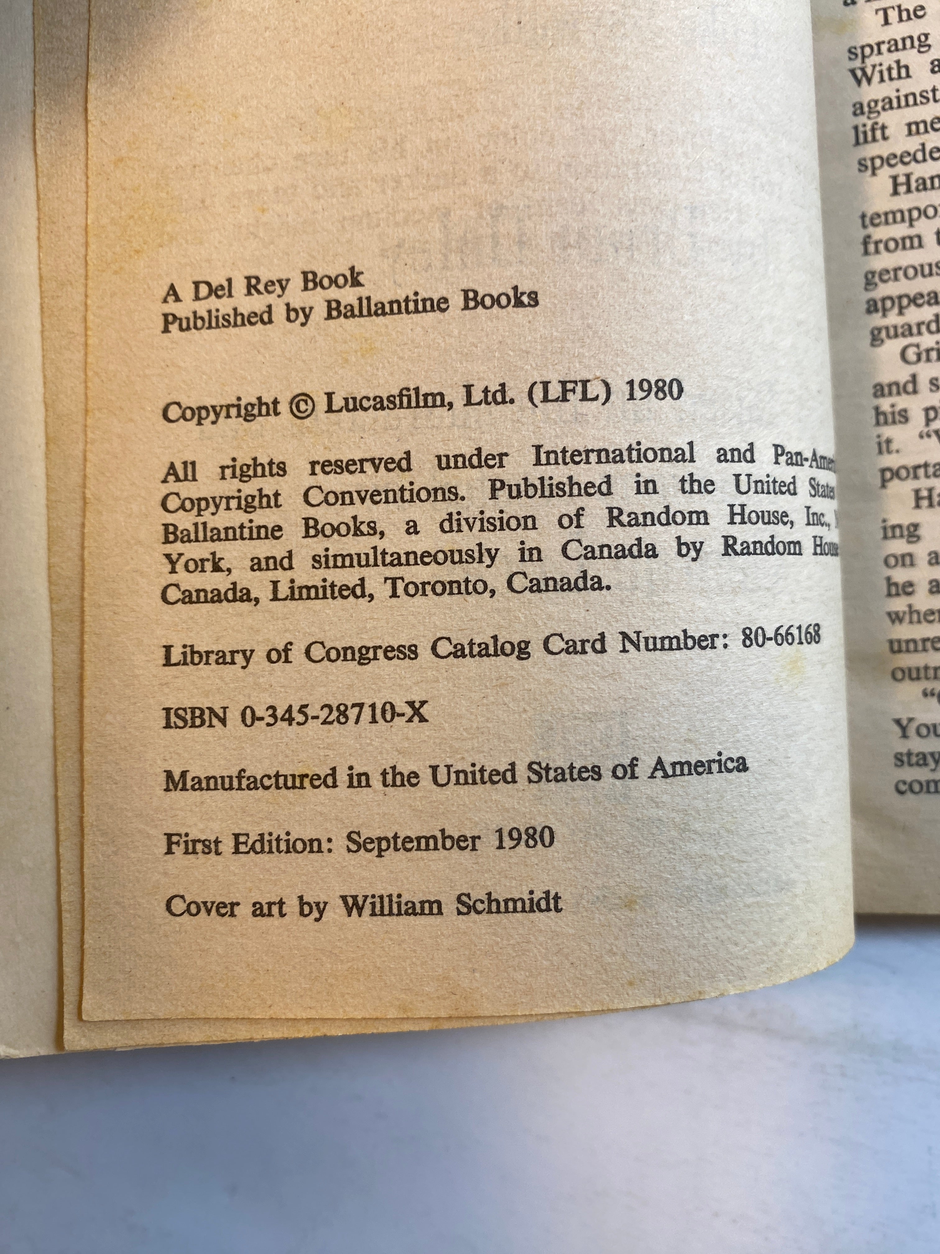Han Solo and the Lost Legacy Brian Daley Paperback 1980