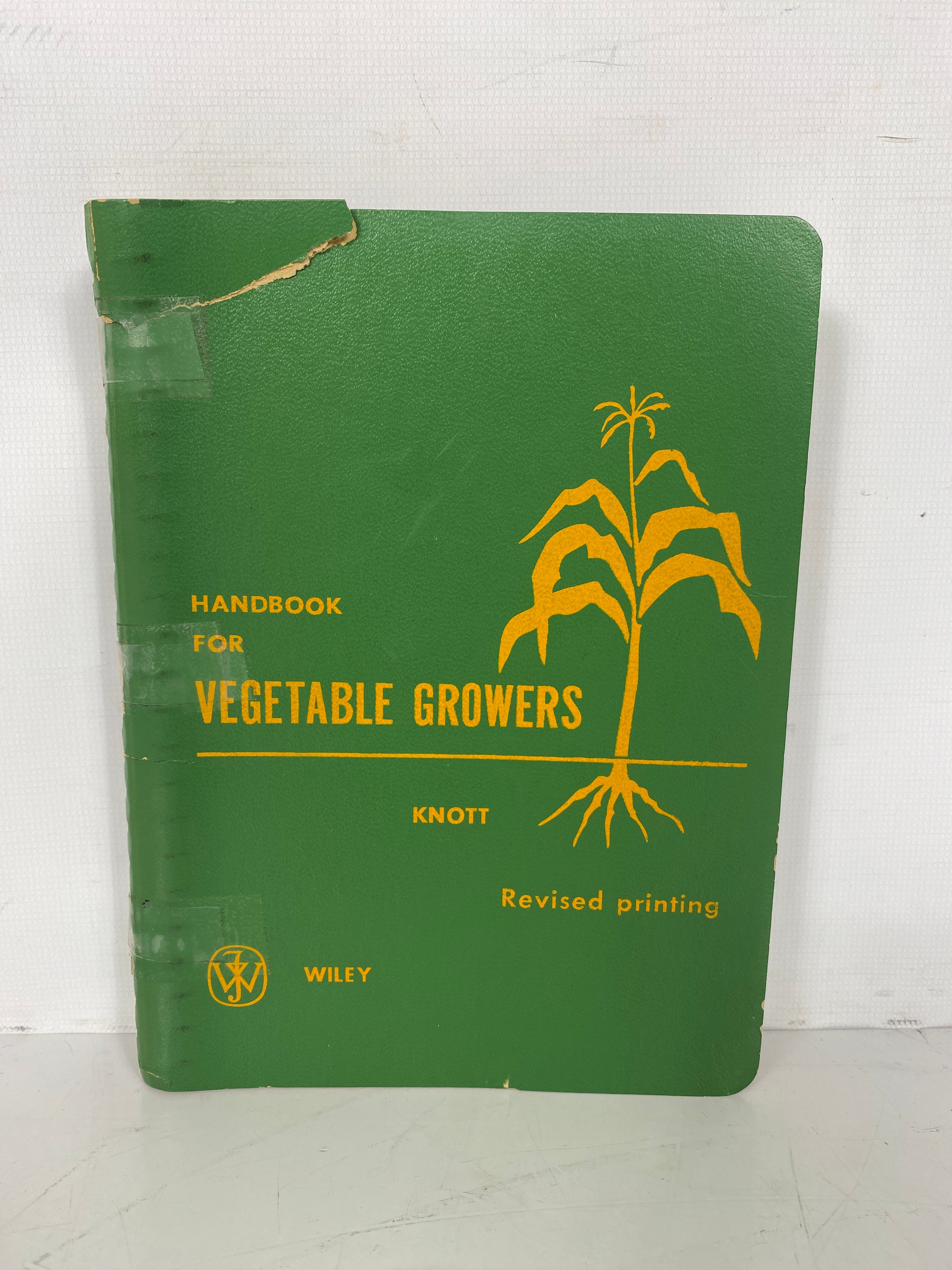 Handbook for Vegetable Growers Knott 1962 Revised Printing Spiral Bound