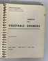 Handbook for Vegetable Growers Knott 1962 Revised Printing Spiral Bound