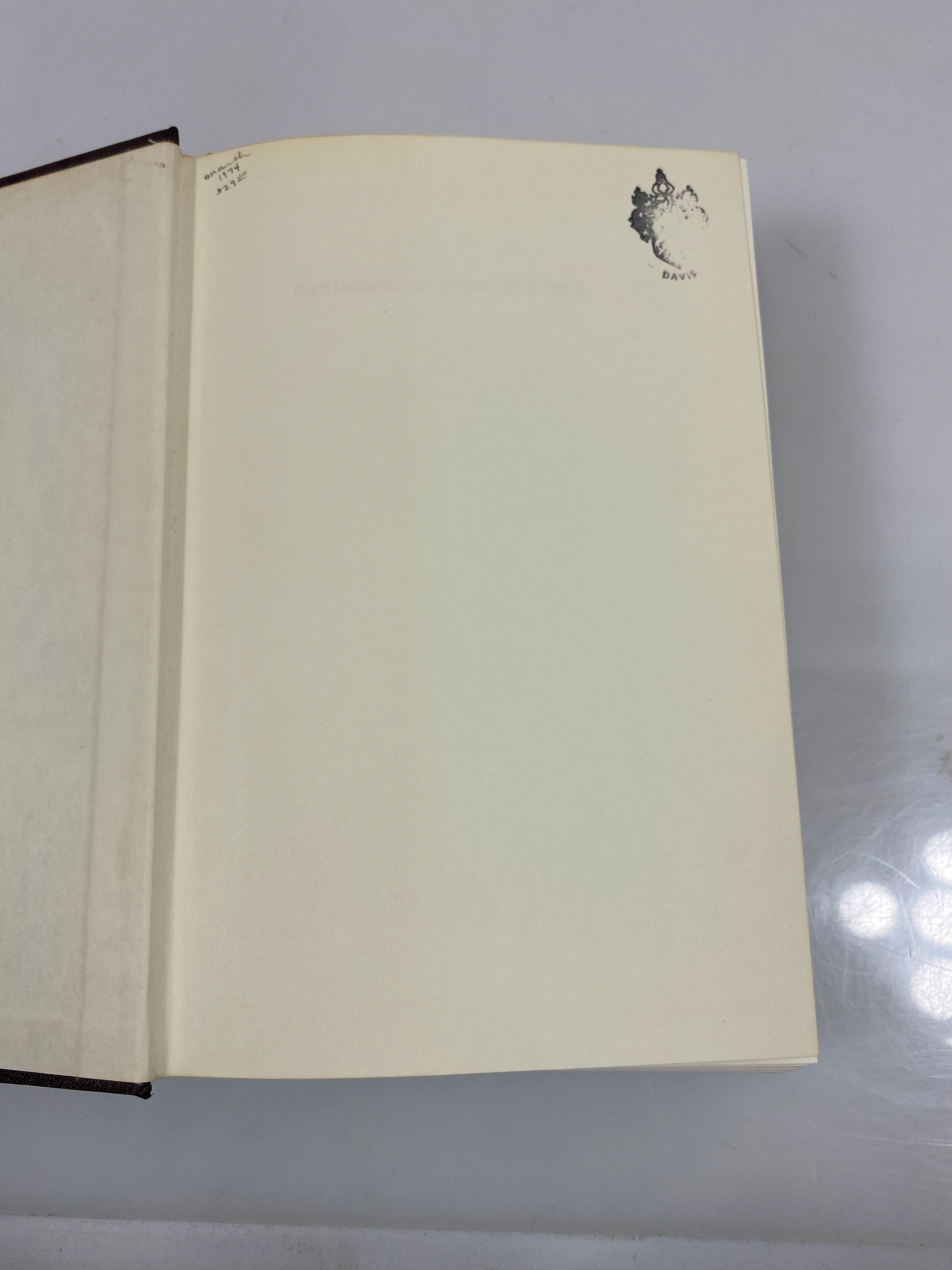 Handbook of Noise Control by Harris 1957 HCDJ