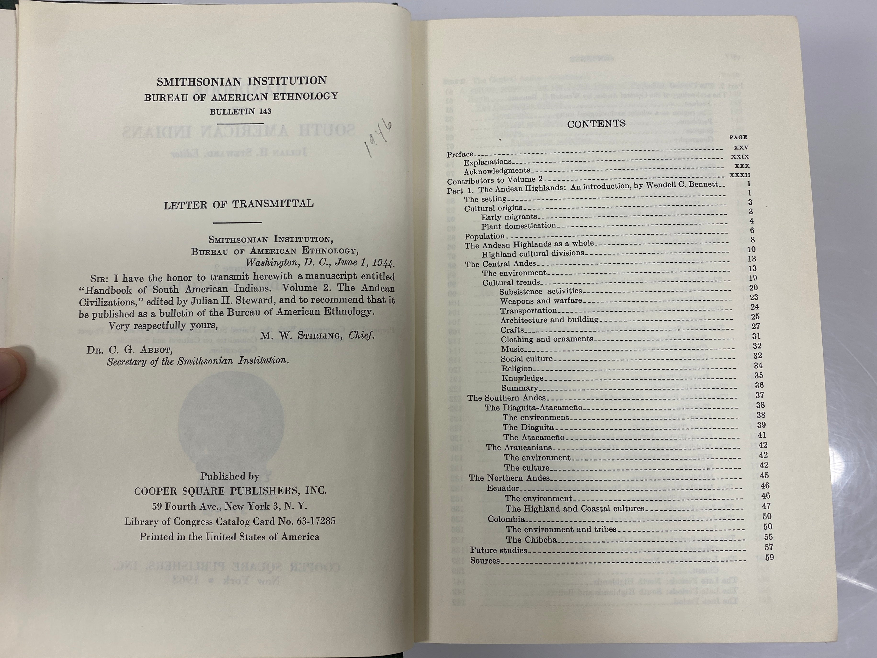 Handbook of South American Indians Vol II and IV 1963 HC