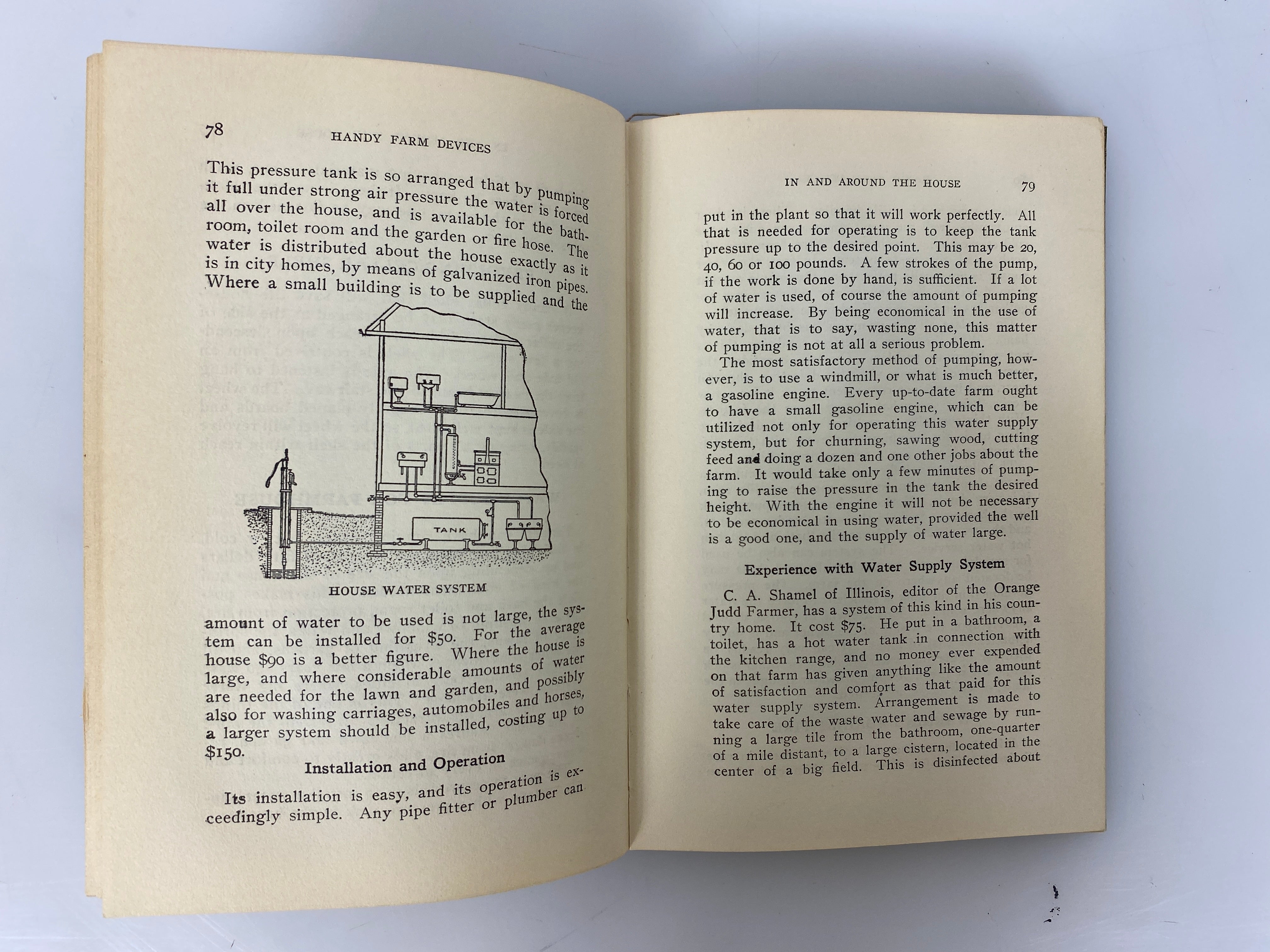 Handy Farm Devices and How to Make Them by Cobleigh Rare 1910 Antique HC