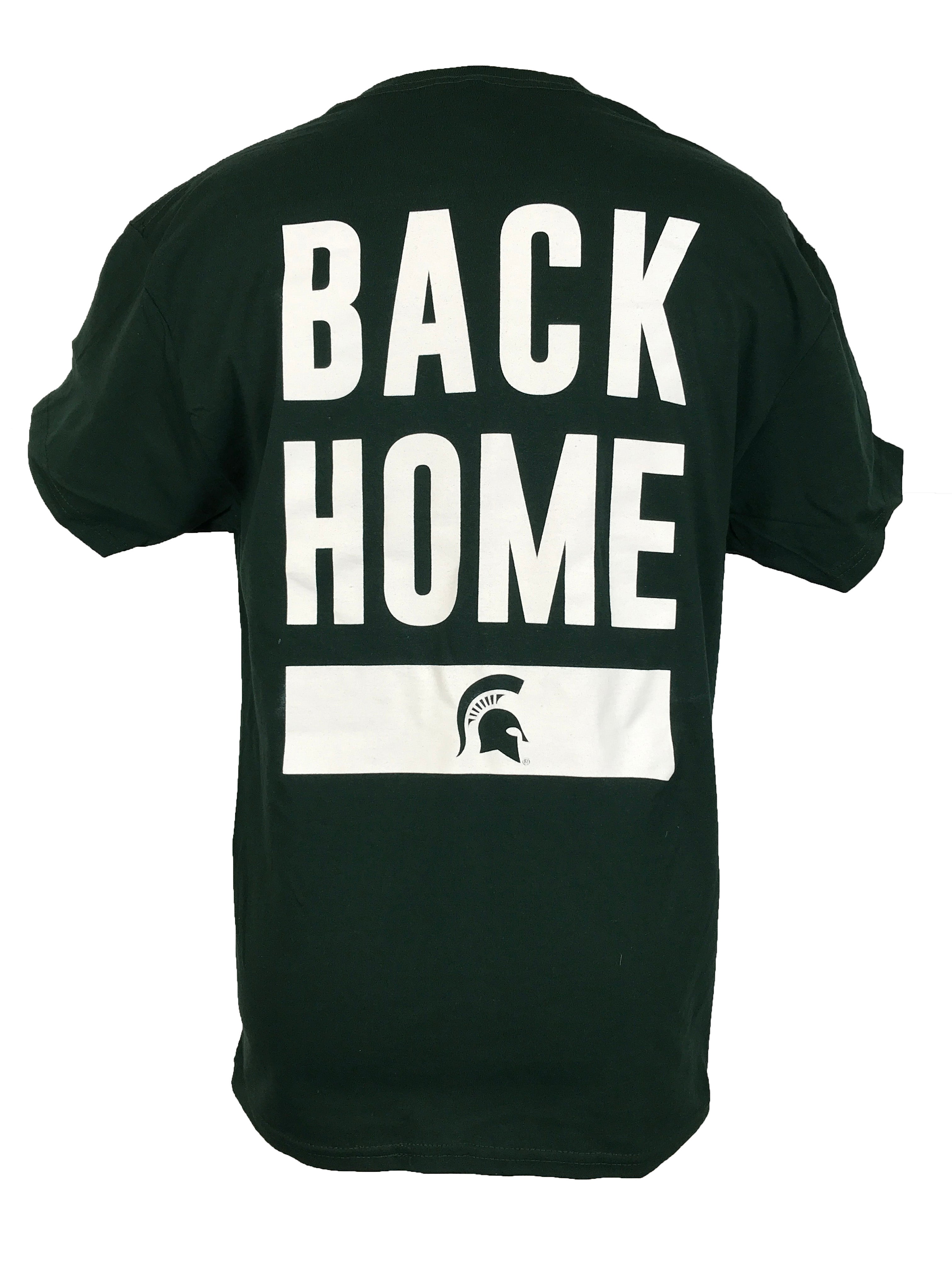 Hanes Green The Izzone 2021-2022 Reunion MSU Basketball T-Shirt Men's Size M