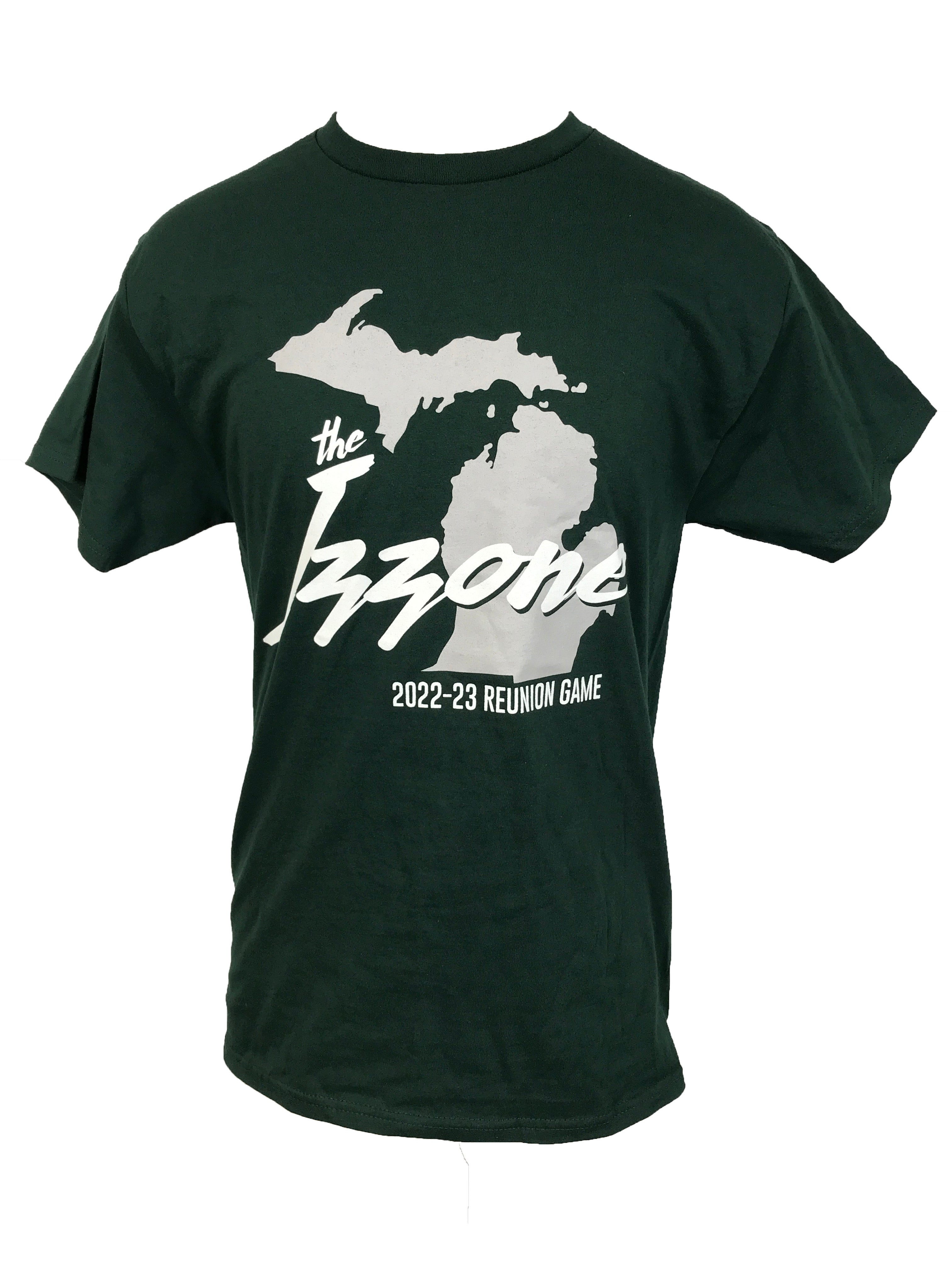 Hanes Green The Izzone 2022-2023 Reunion MSU Basketball T-Shirt Men's Size XL