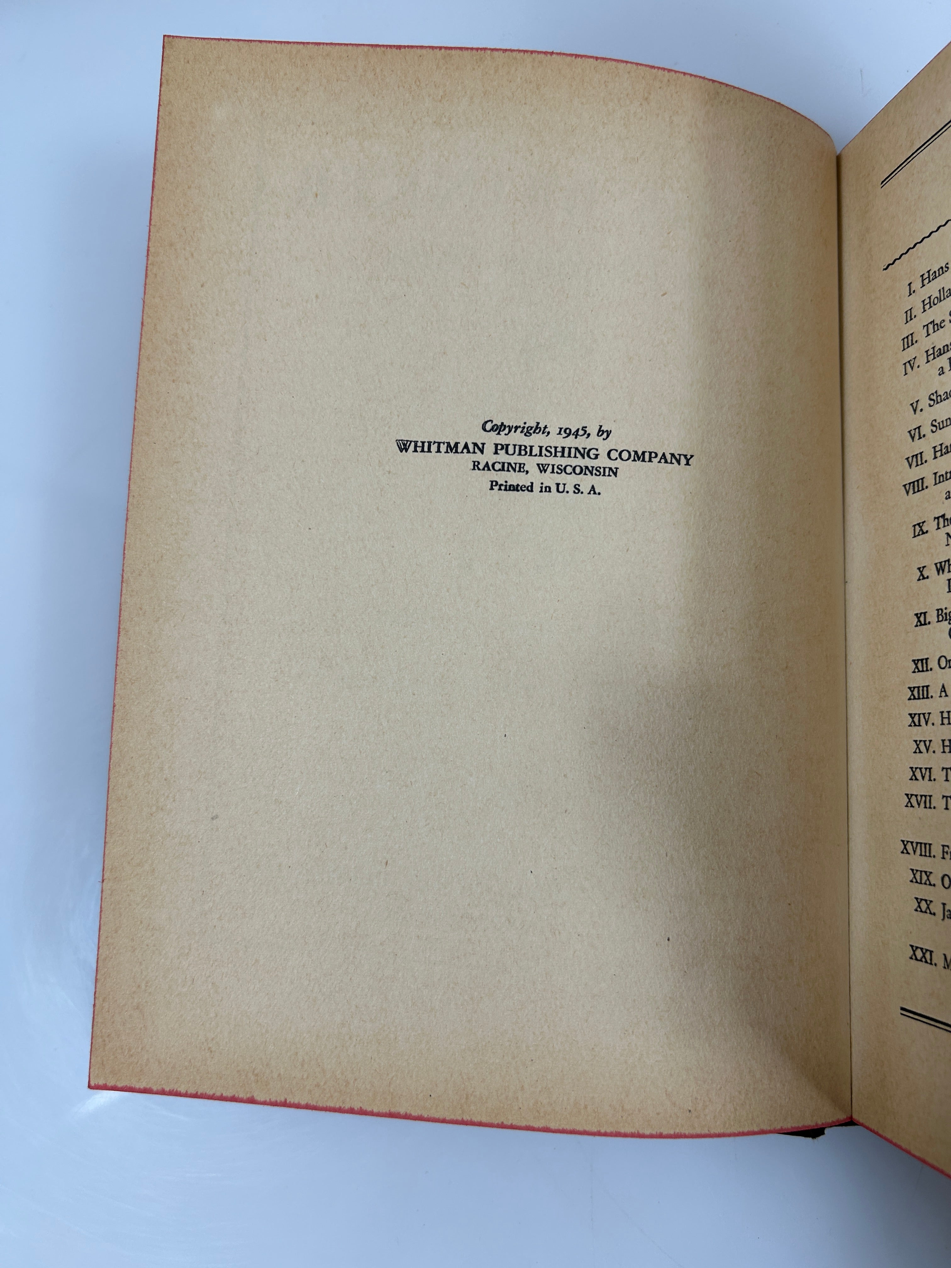 Hans Brinker or the Silver Skates by Mary Mapes Dodge Whitman 1945 HCDJ