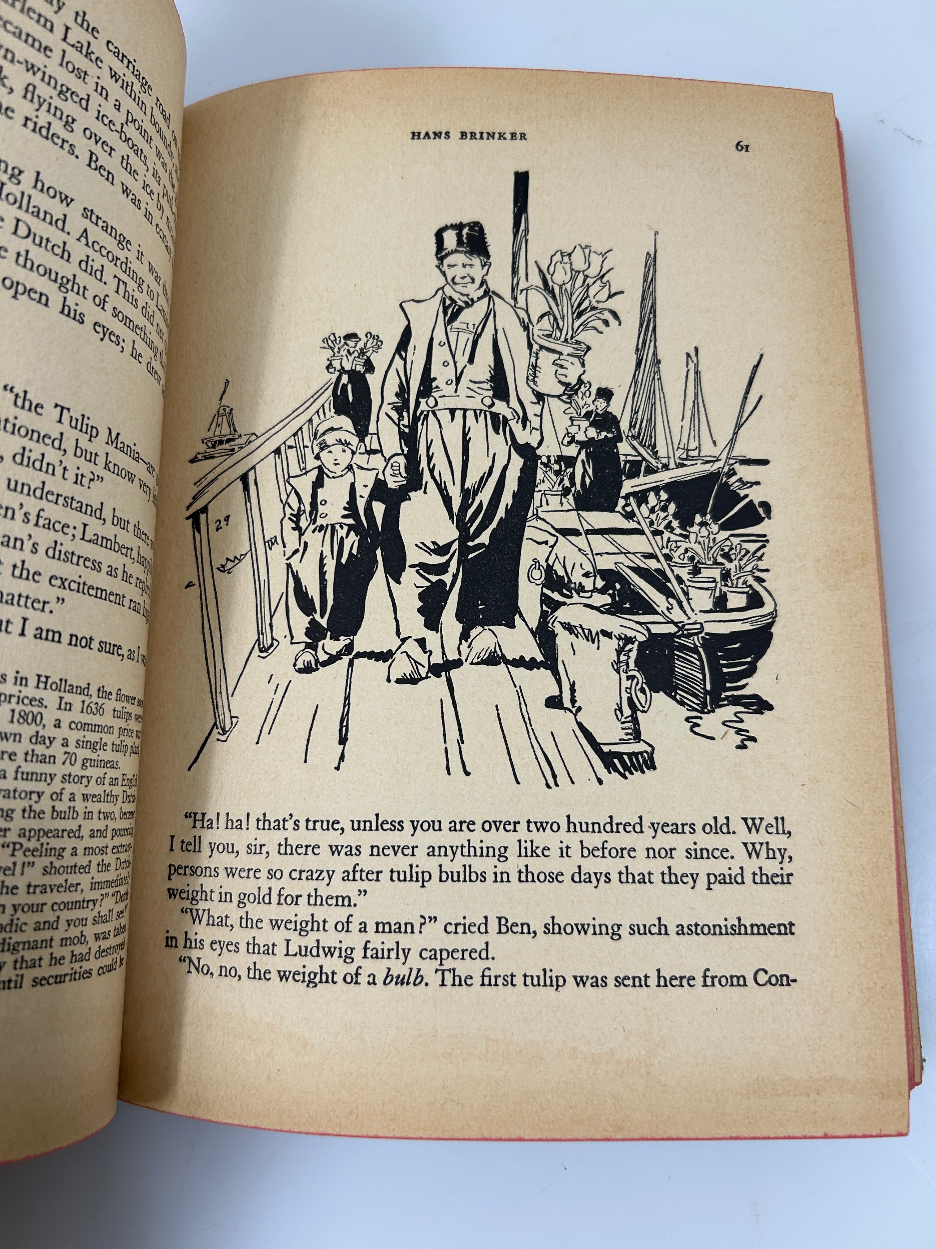 Hans Brinker or the Silver Skates by Mary Mapes Dodge Whitman 1945 HCDJ