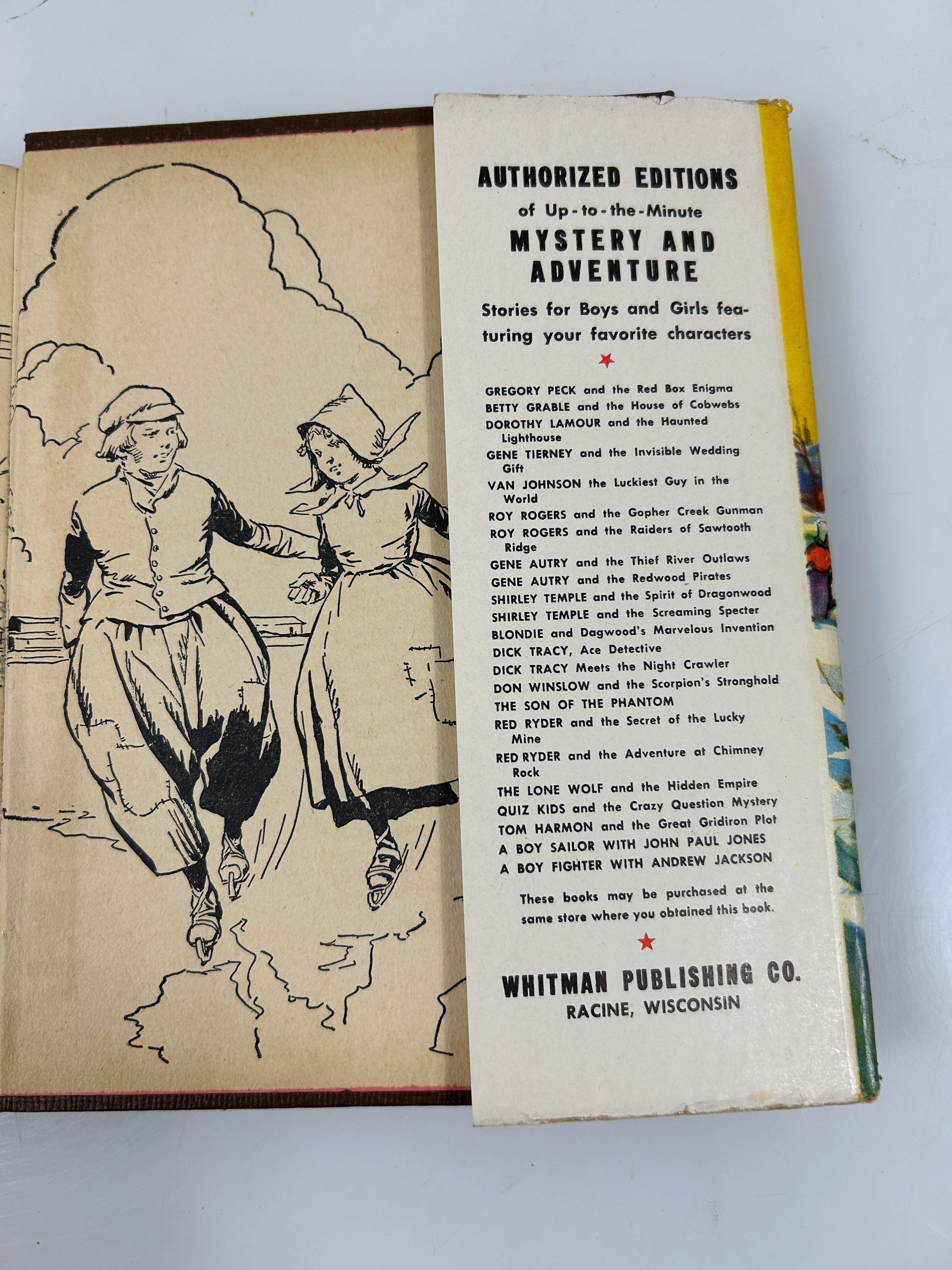 Hans Brinker or the Silver Skates by Mary Mapes Dodge Whitman 1945 HCDJ