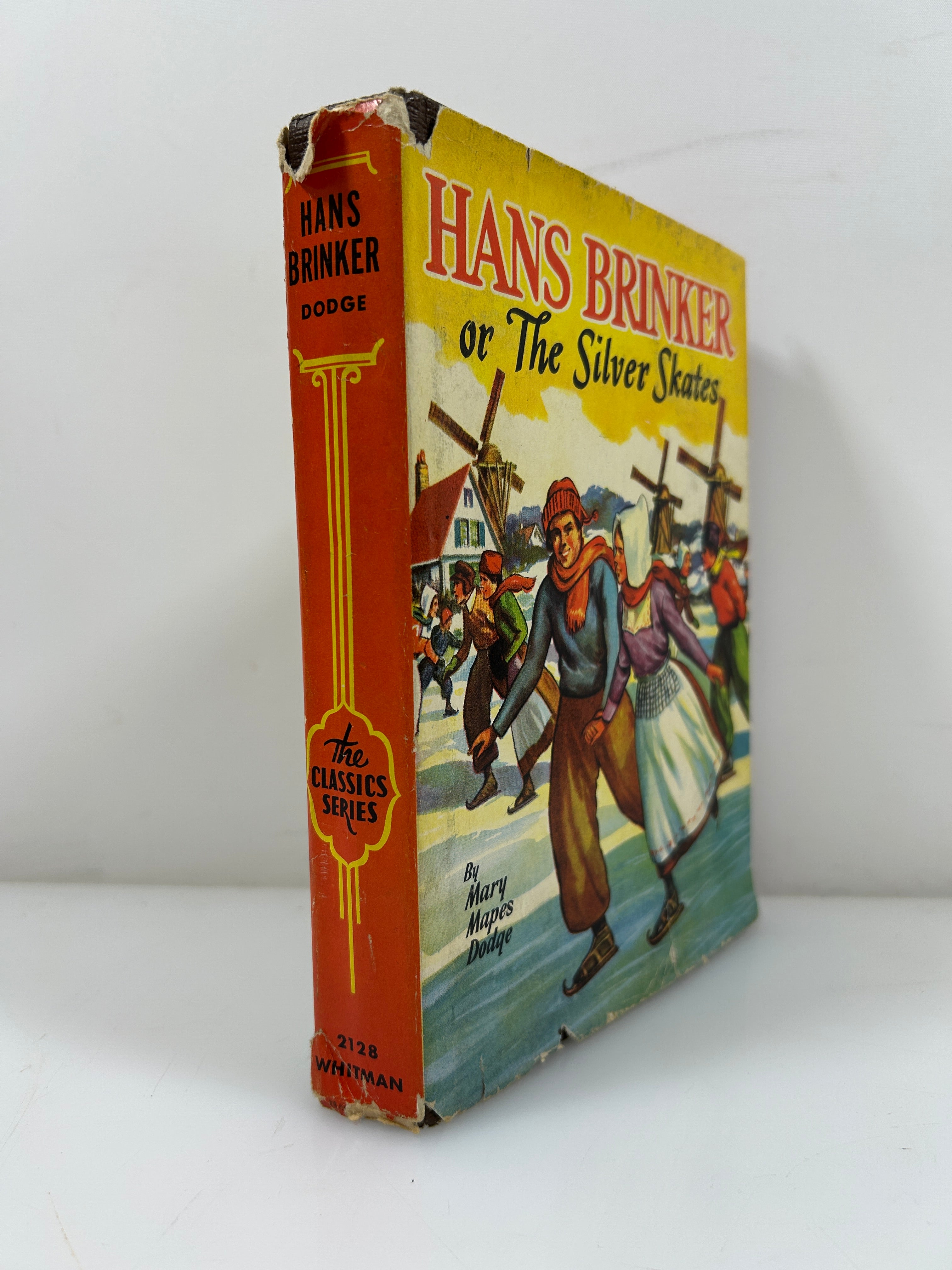 Hans Brinker or the Silver Skates by Mary Mapes Dodge Whitman 1945 HCDJ