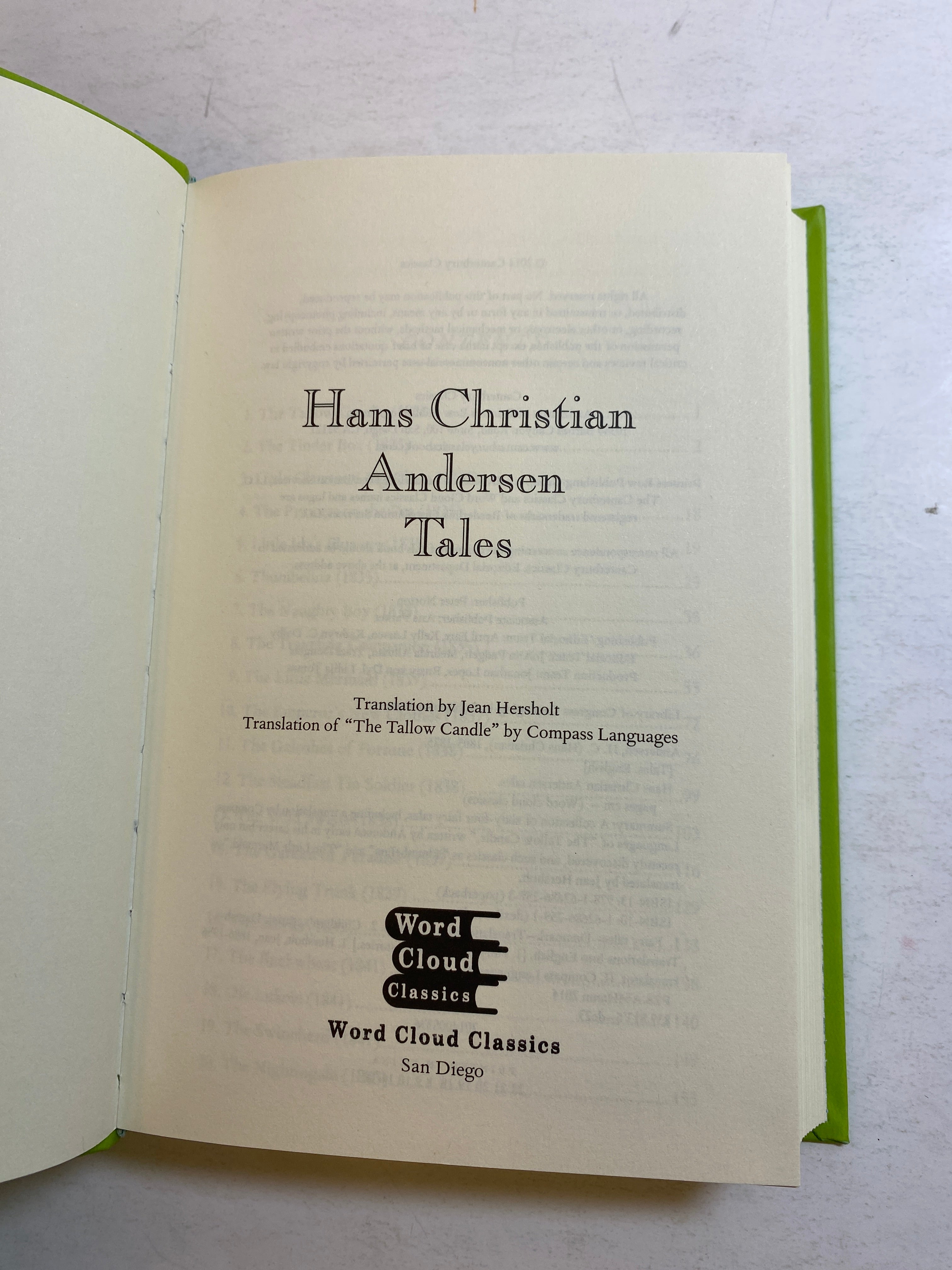 Hans Christian Anderson Tales SC 2014
