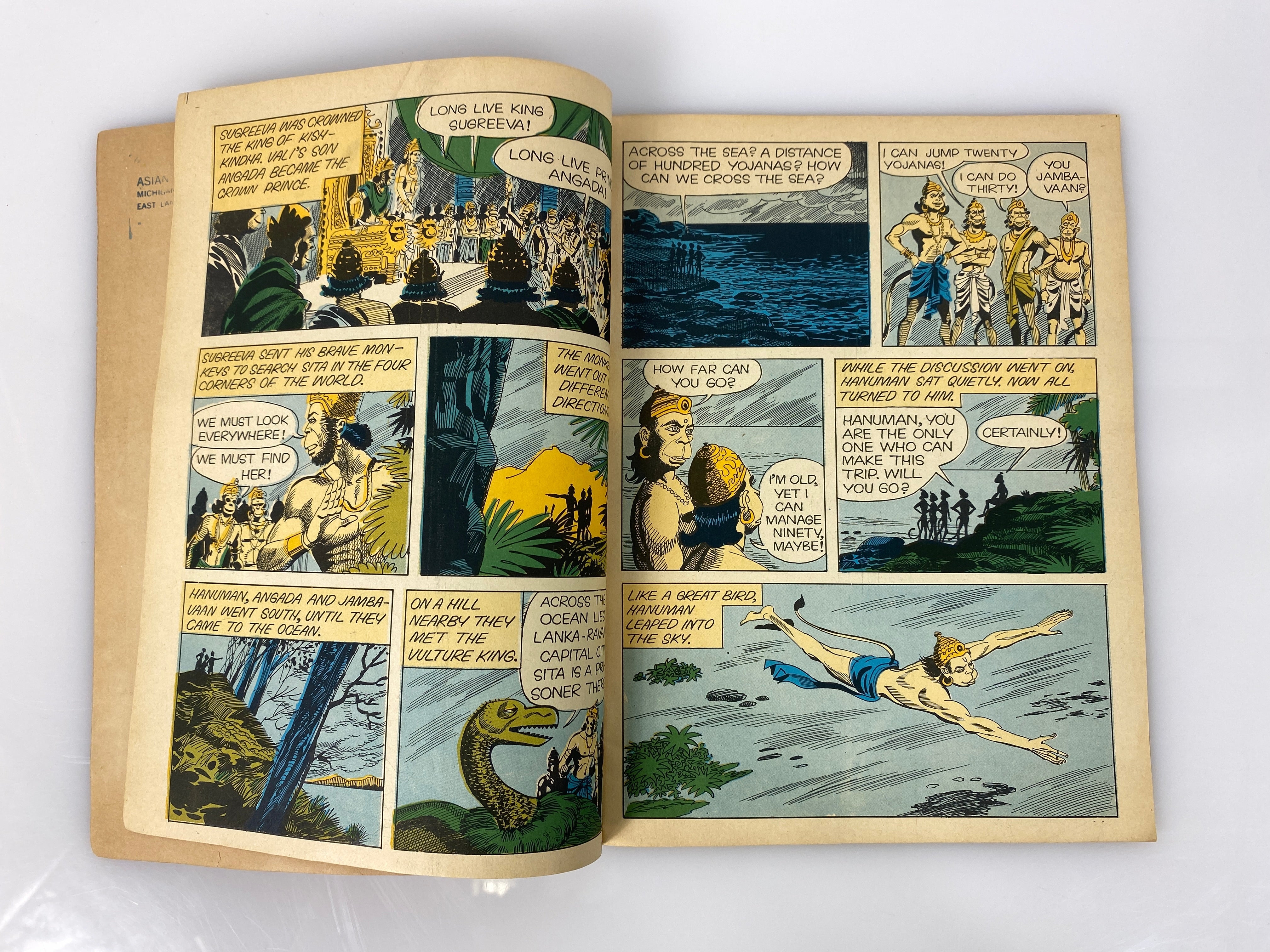 Hanuman vintage Comic No. 19 1974