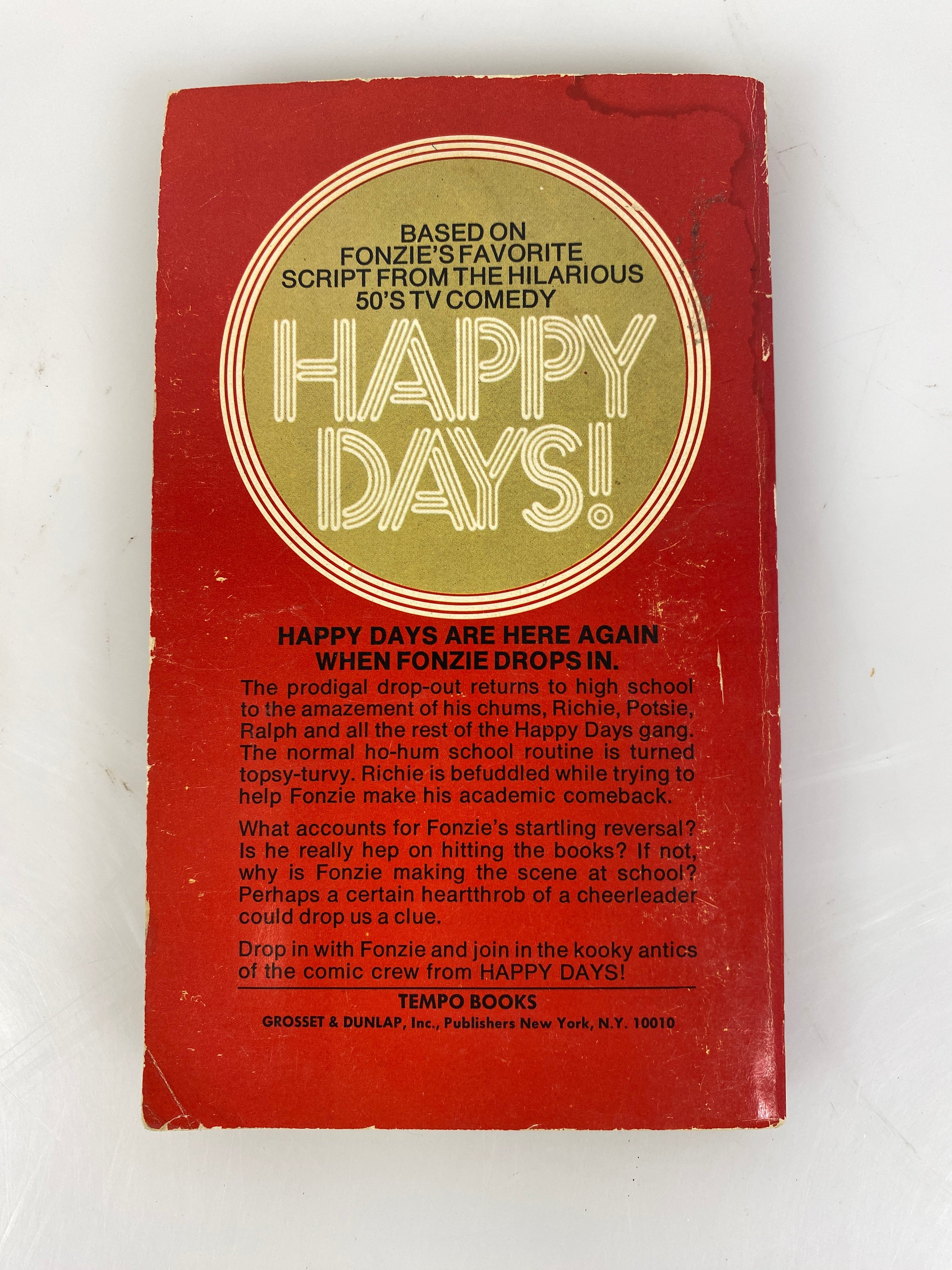 Happy Days 2 Fonzie Drops In paperback 1974