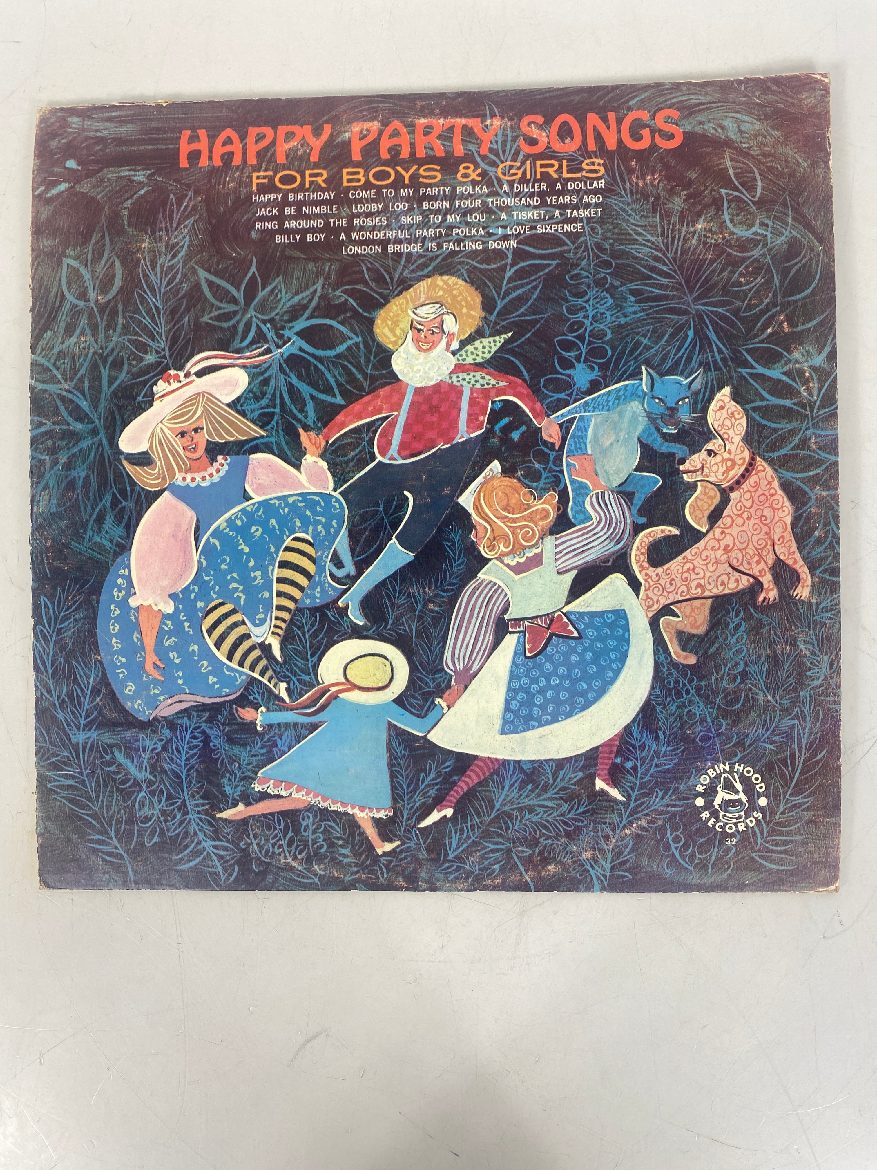 Happy Party Songs for Boys and Girls Children's Vinyl Record