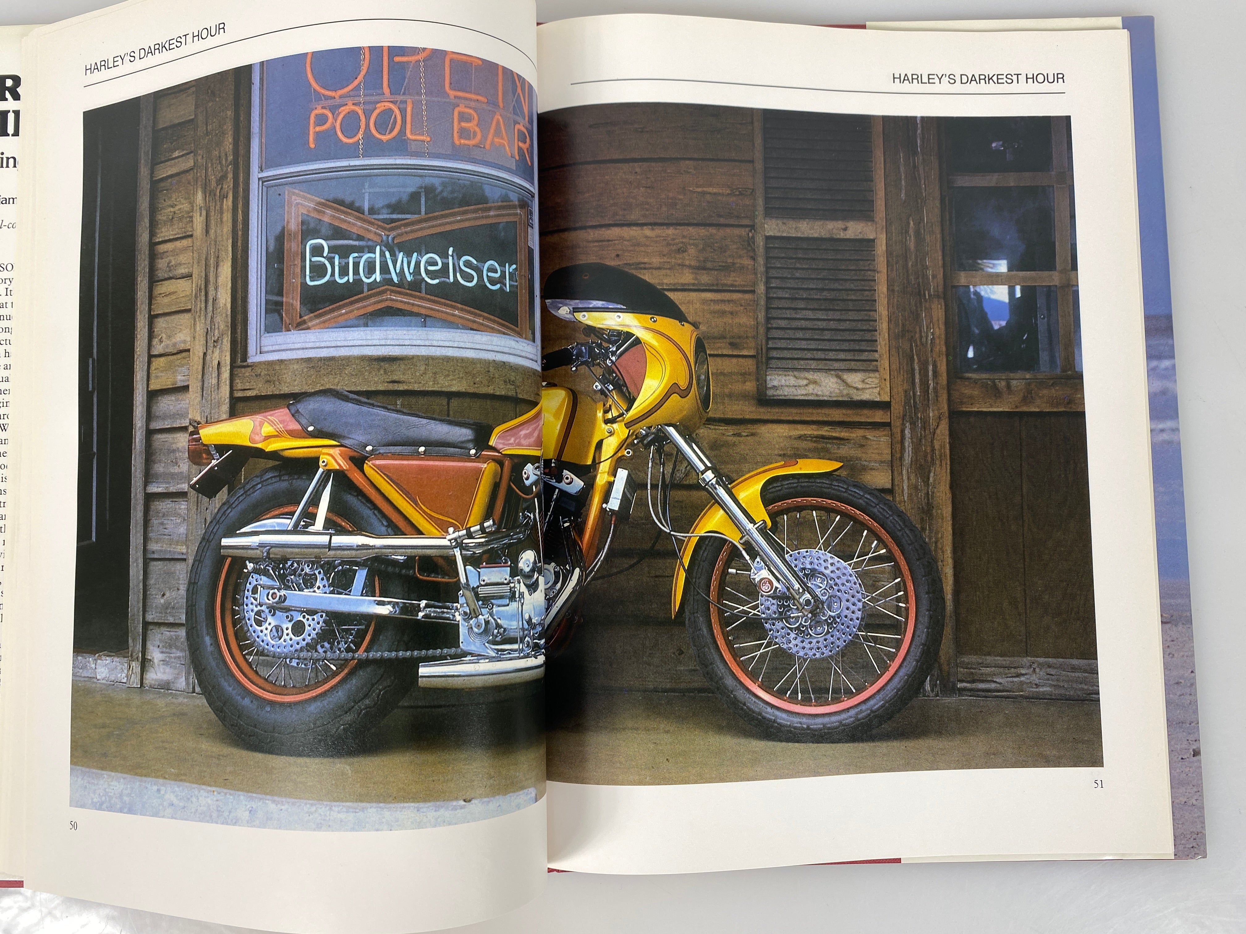 Harley Davidson The Living Legend William Green HC 1991